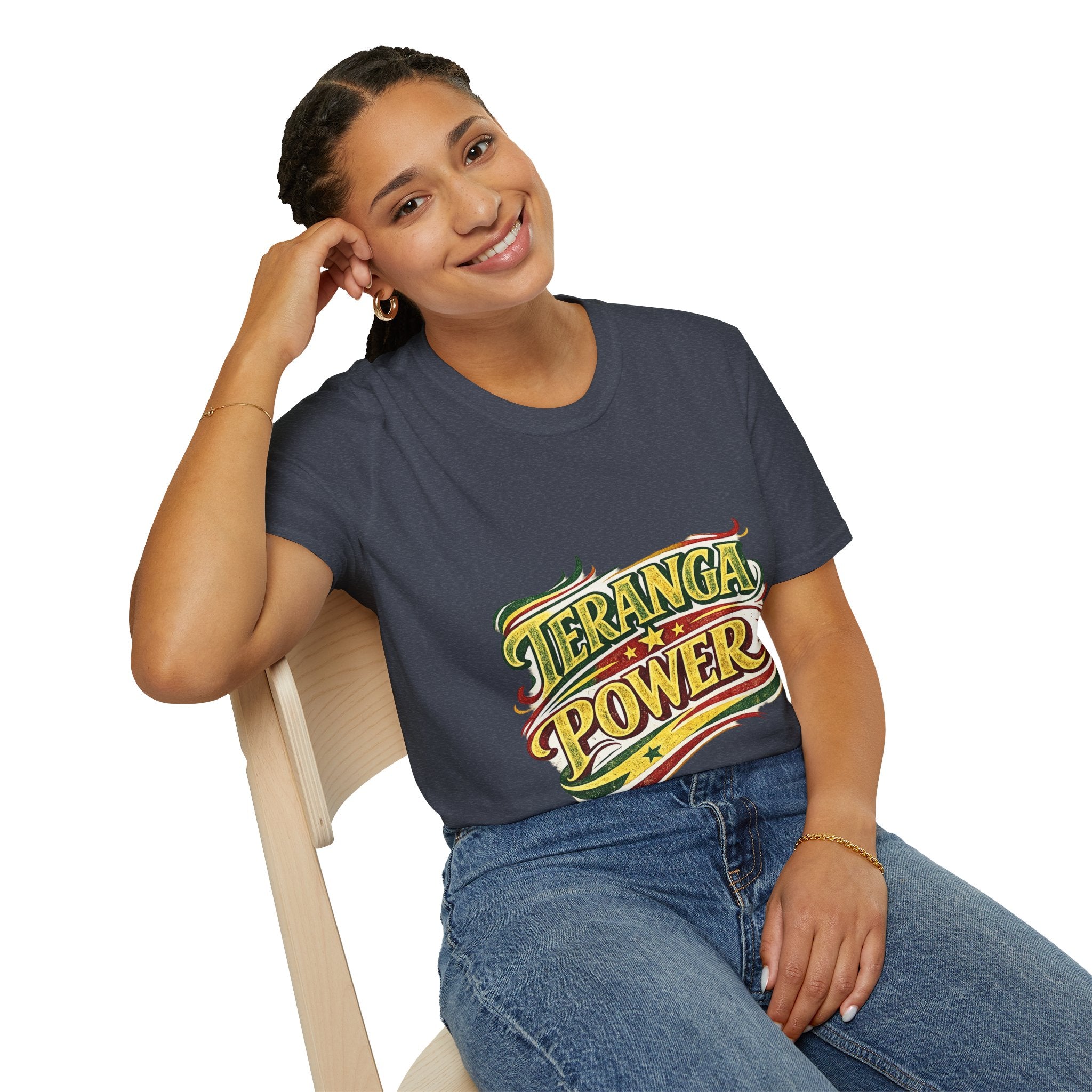 Senegal Teranga Power T-Shirt — Retro Senegal Pride Graphic Tee