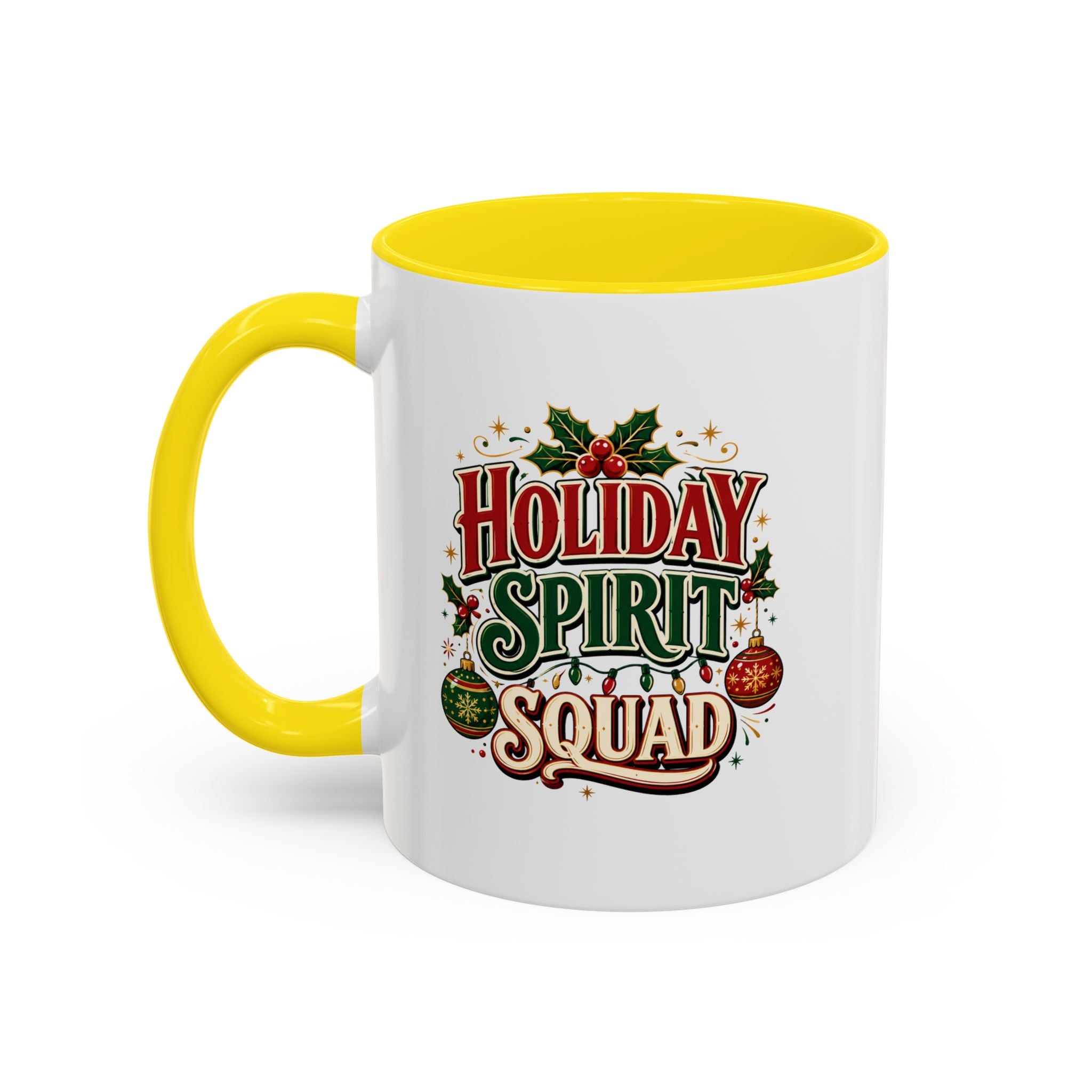 Accent Coffee Mug Holiday Spirit Squad