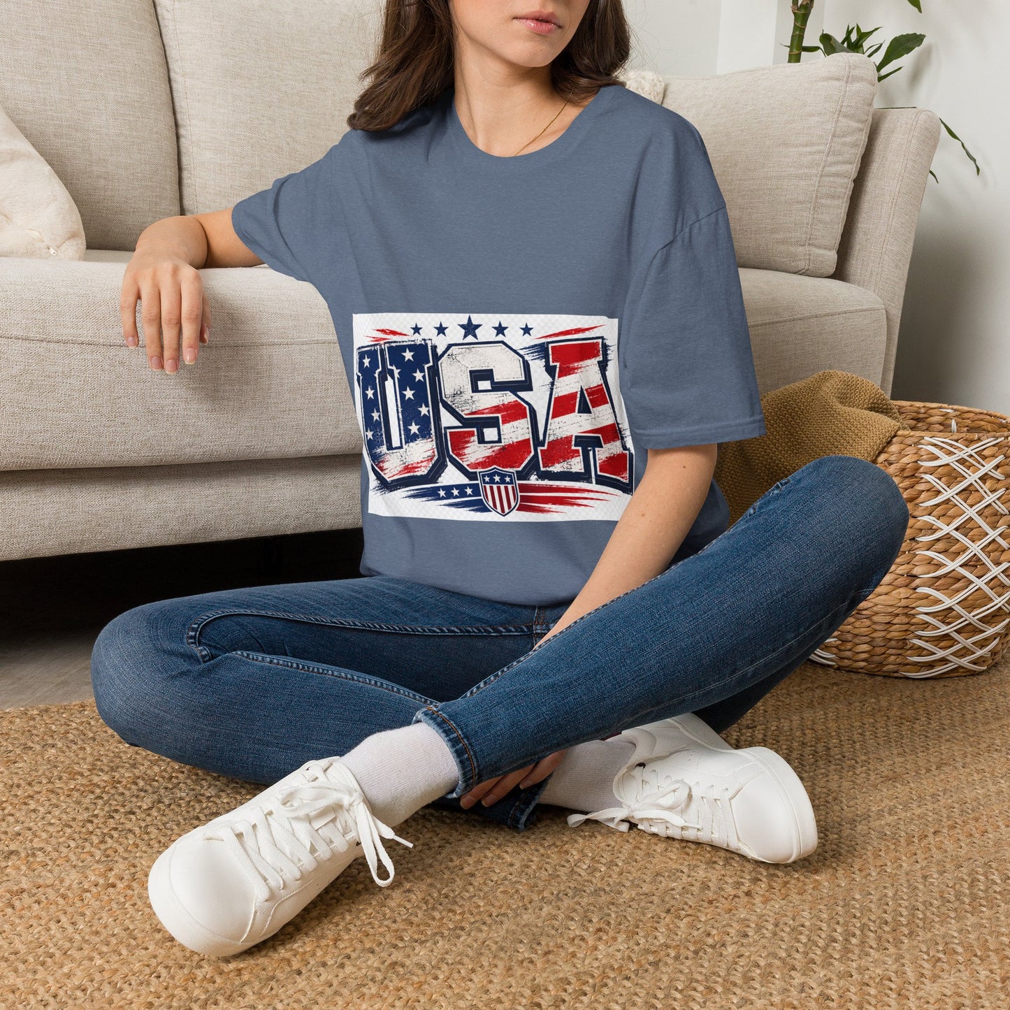 USA Flag Graphic T-Shirt — Patriotic American Pride Tee