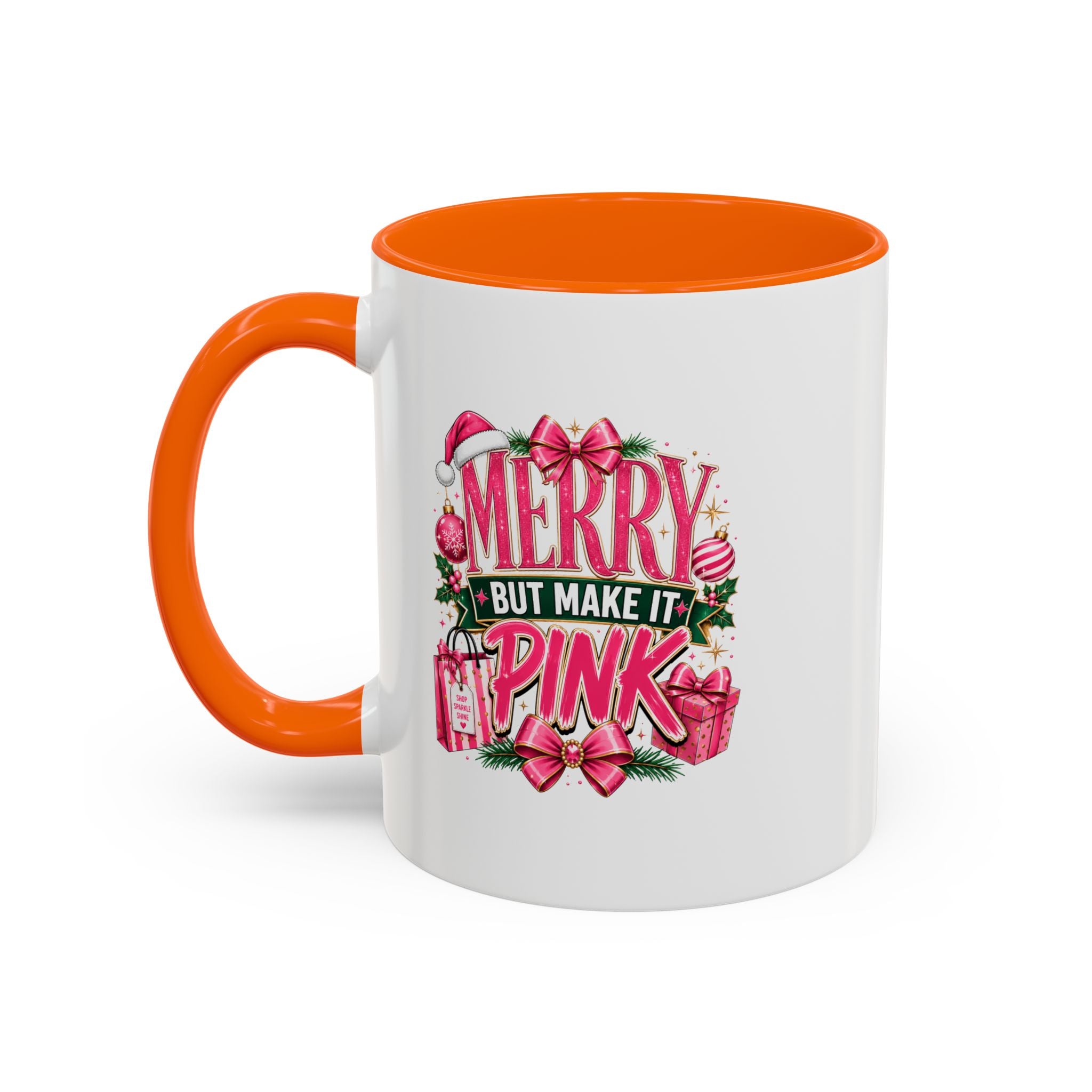 Accent Coffee Mug Merry Pink
