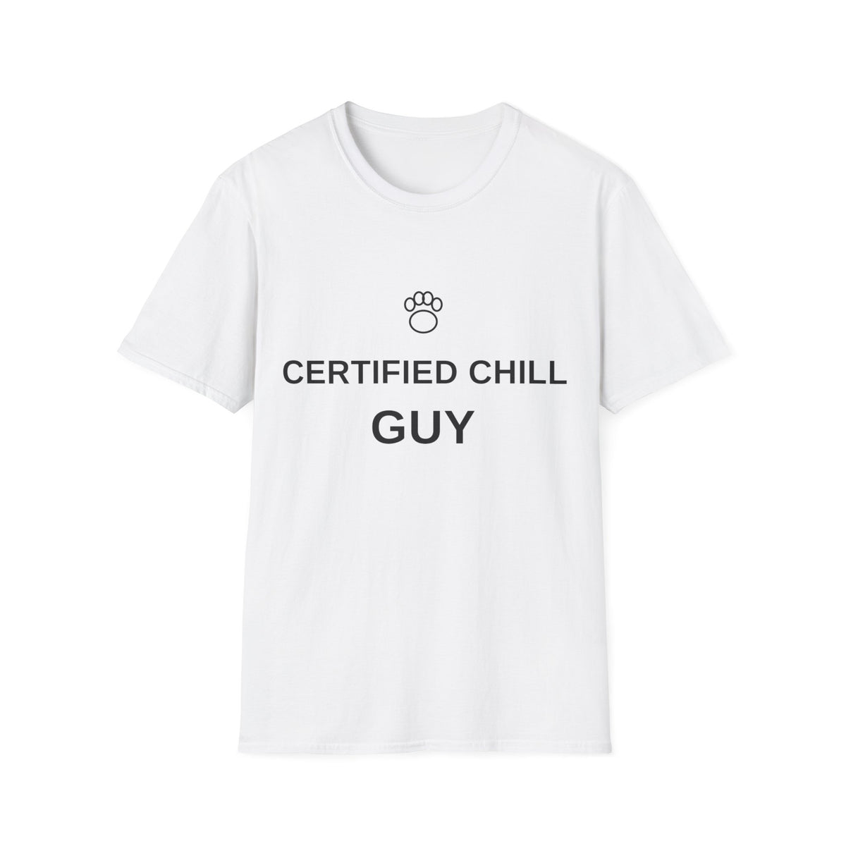 Certified Chill T-Shirt — 'Certified Chill' Paw Graphic Relaxed Tee - Trending Now - August 2026