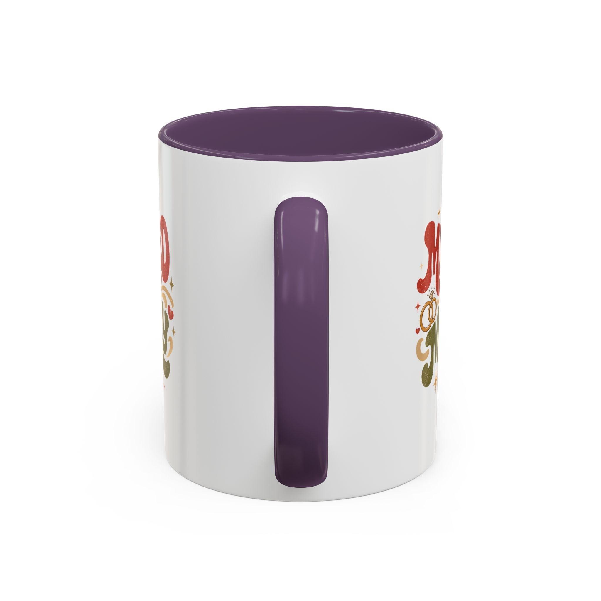 Christmas Married and Merry Christmas Coffee Mug — Holiday Accent Mug