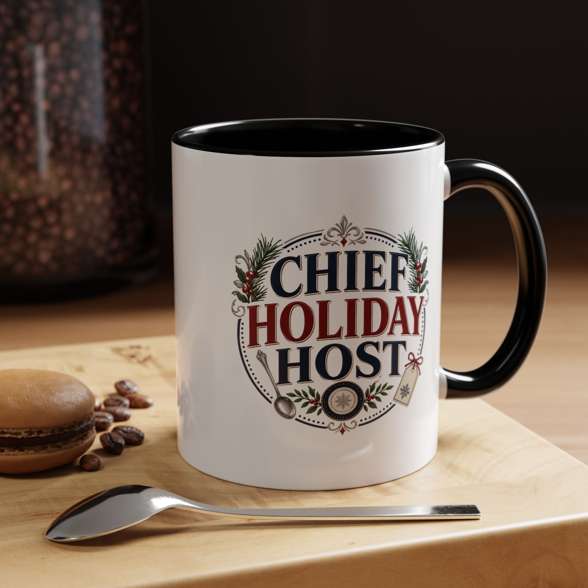 Christmas Chief Holiday Host Coffee Mug — Festive Christmas Morning Gift