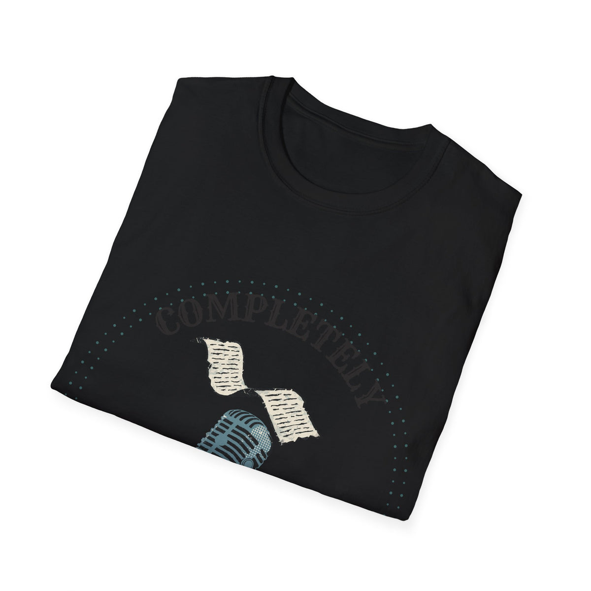 Completely Unrelated Statement Retro Microphone Tee, Funny Podcaster Meme Shirt - Trending Now - September 2026