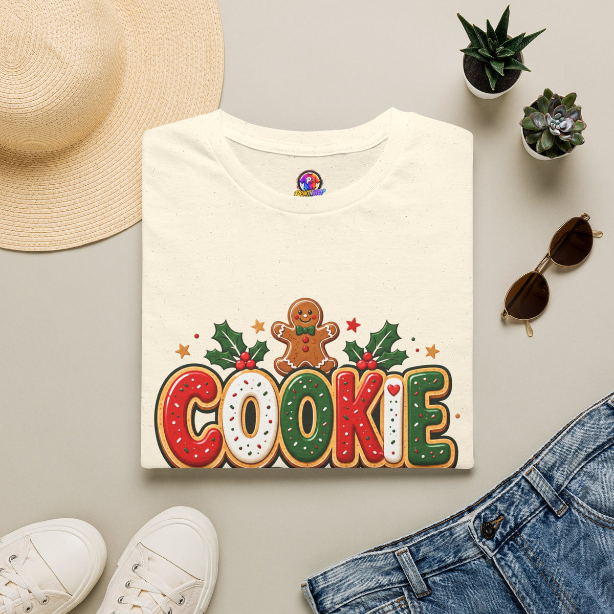 Cookie Crew T-Shirt — Christmas Gingerbread Holiday Tee
