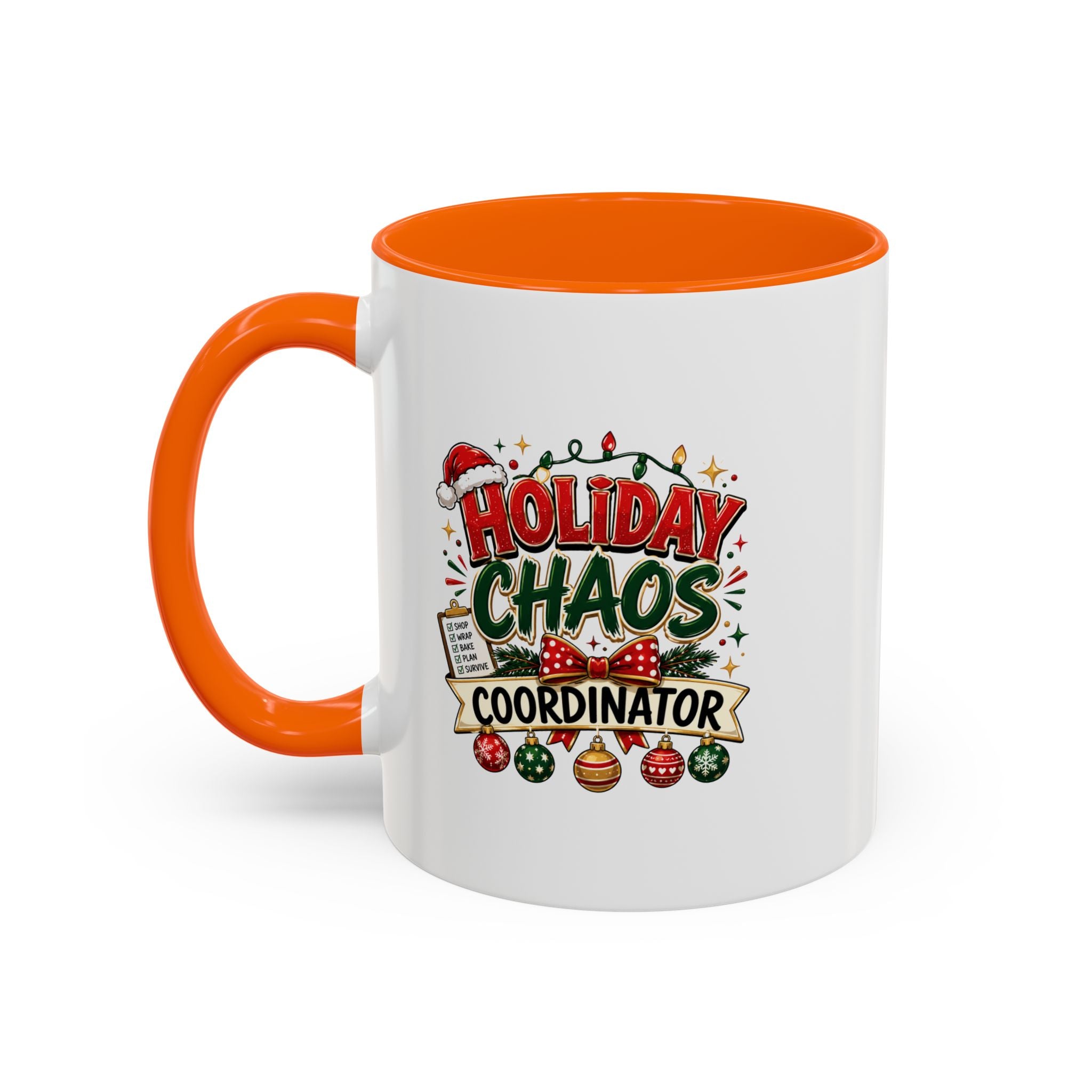 Accent Coffee Mug Holiday Chaos Coordinator