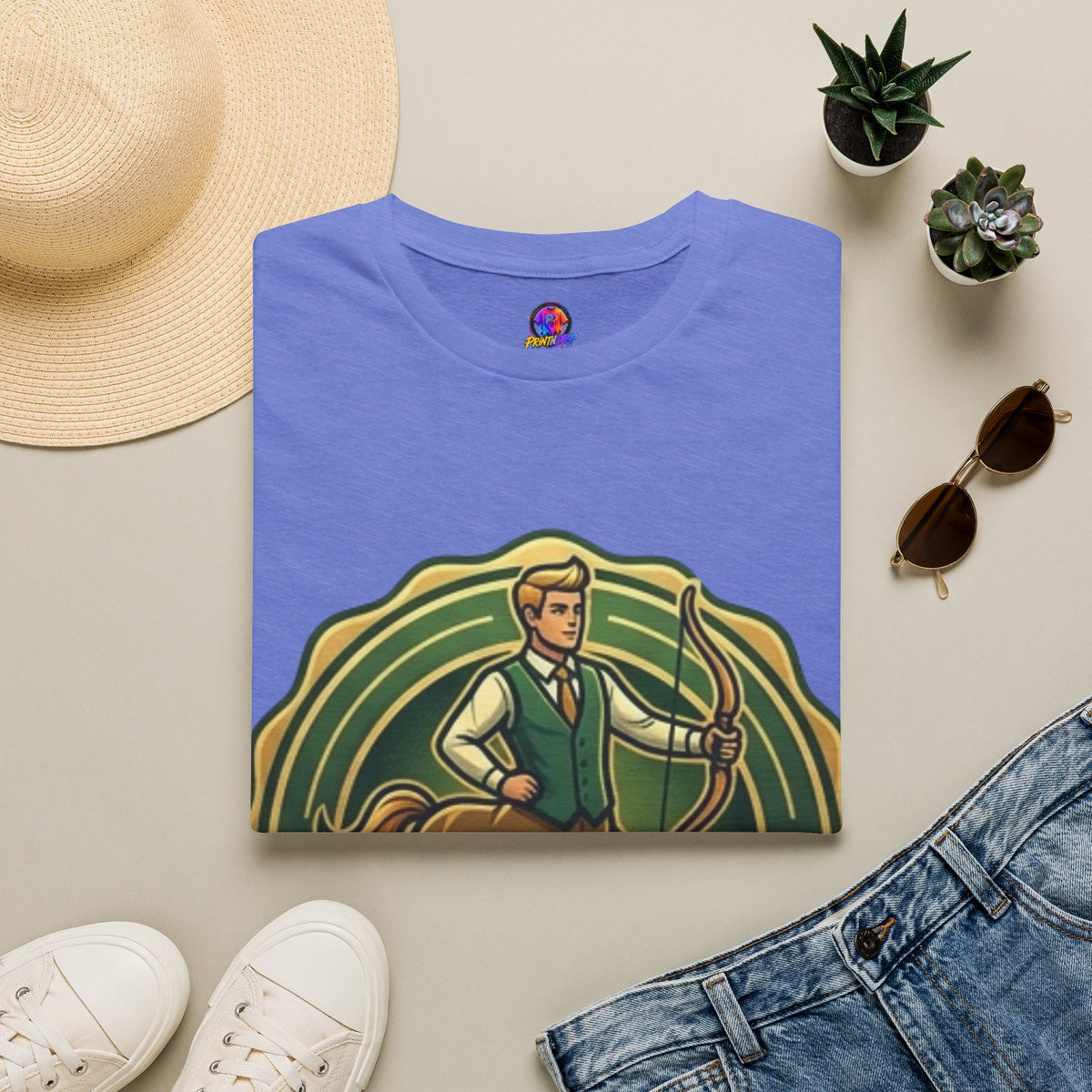 Sagittarius Archer T‑Shirt — "Professionally Spontaneous" Zodiac Tee