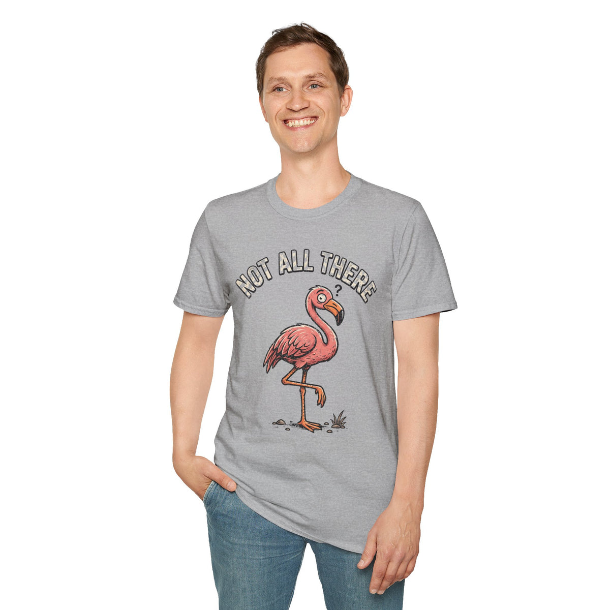 Flamingo 'Not All There' Graphic T‑Shirt - Trending Now - September 2026
