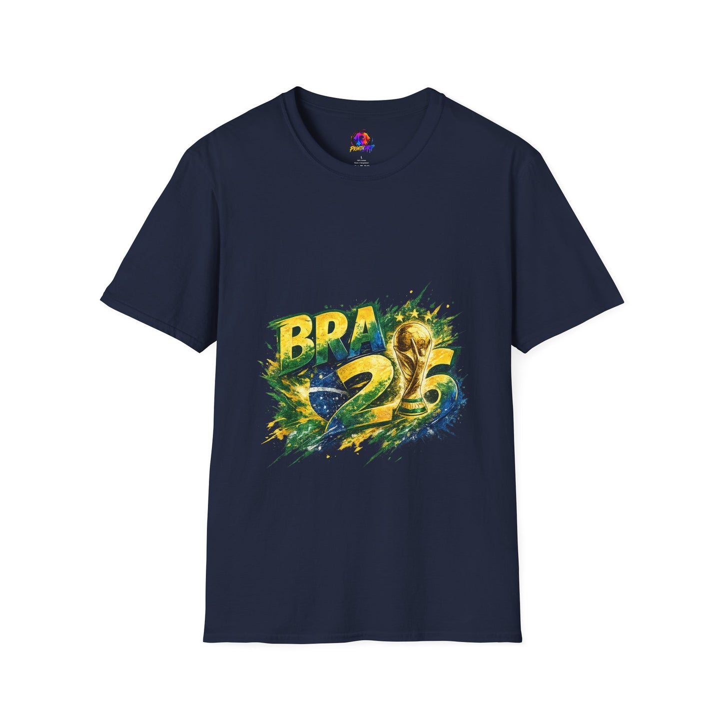 Brazil 25 T‑Shirt — Brazil Soccer World Cup Graphic Tee