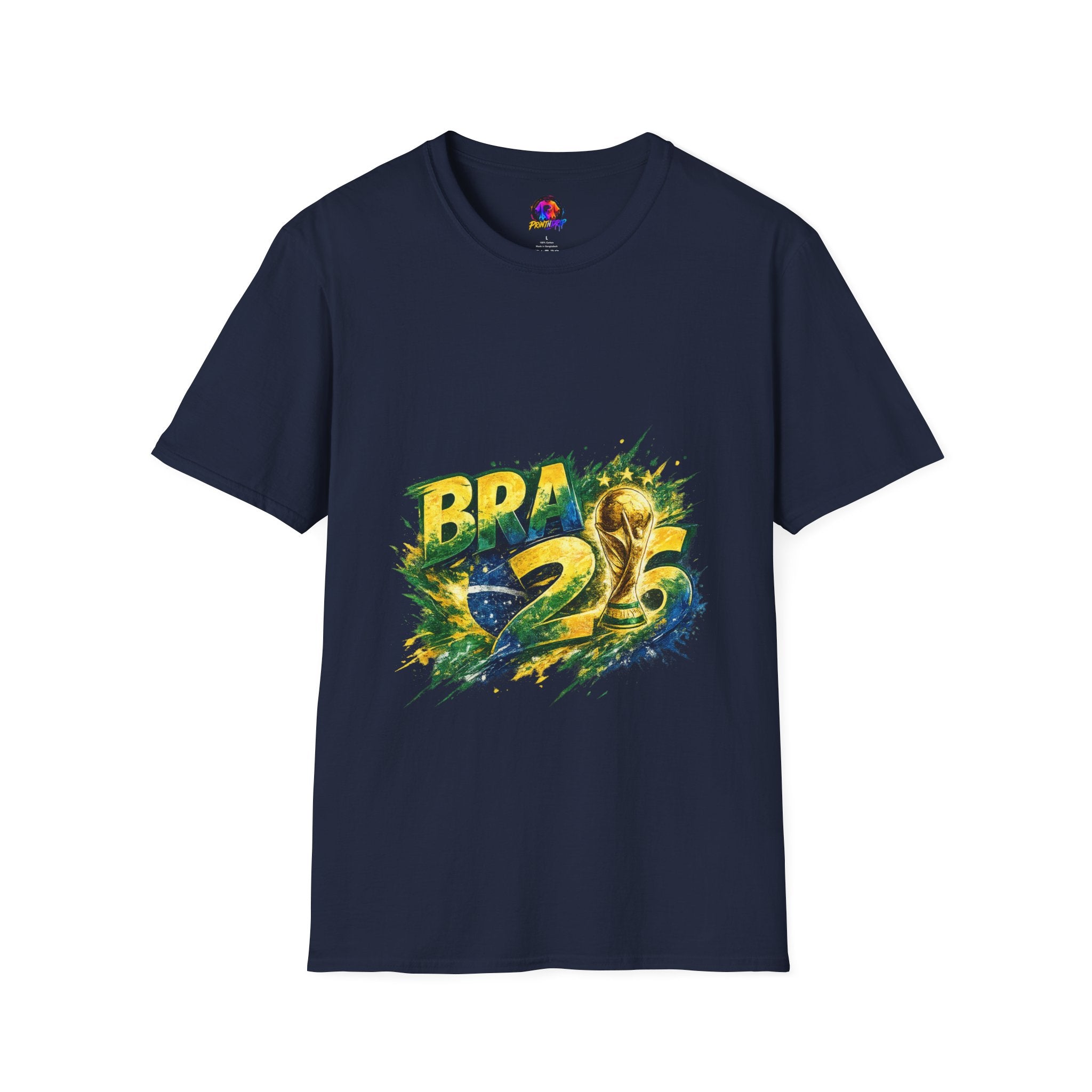 Brazil 25 T‑Shirt — Brazil Soccer World Cup Graphic Tee