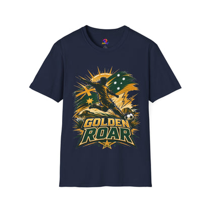 Australia Golden Roar Soccer T-Shirt — Australian Football Fan Tee