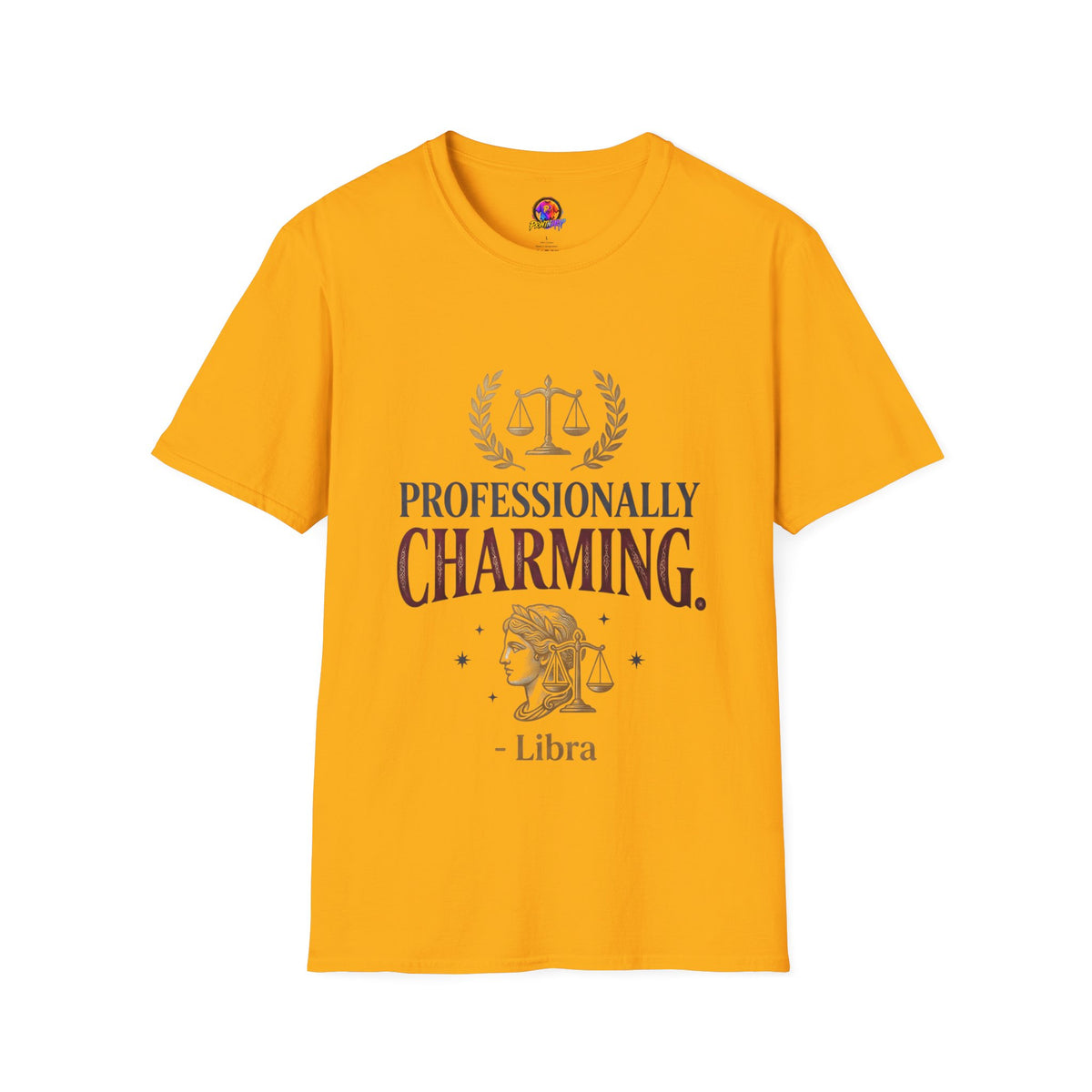 Professionally Charming Libra T-Shirt — Zodiac Scales Astrology Tee