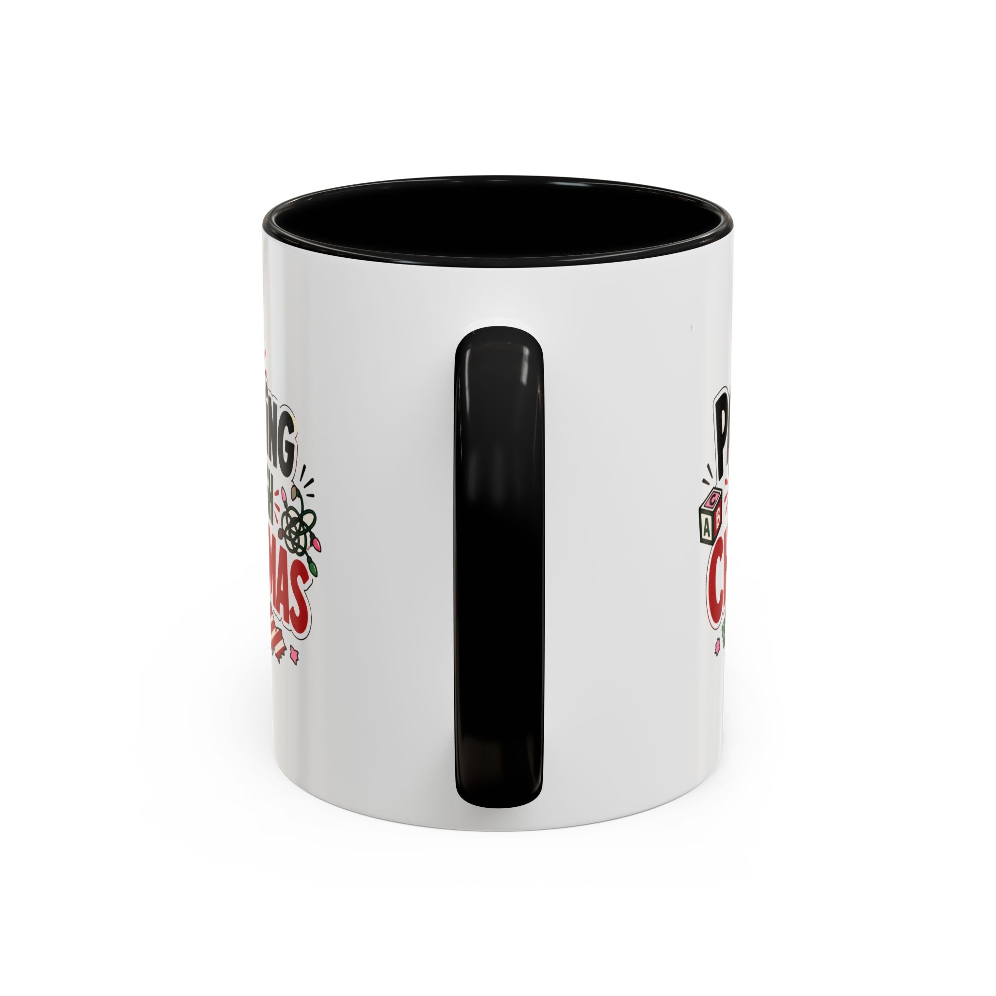 Modern Day Christmas Parenting Through Christmas Coffee Mug