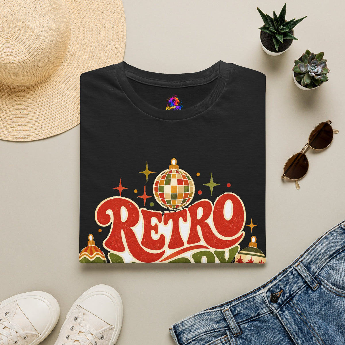 Retro Merry Energy T-Shirt