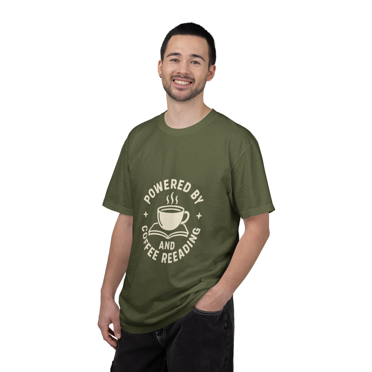 Coffee & Reading T-Shirt — "Powered by Coffee and Reading" Graphic Tee - Trending Now - October 2026