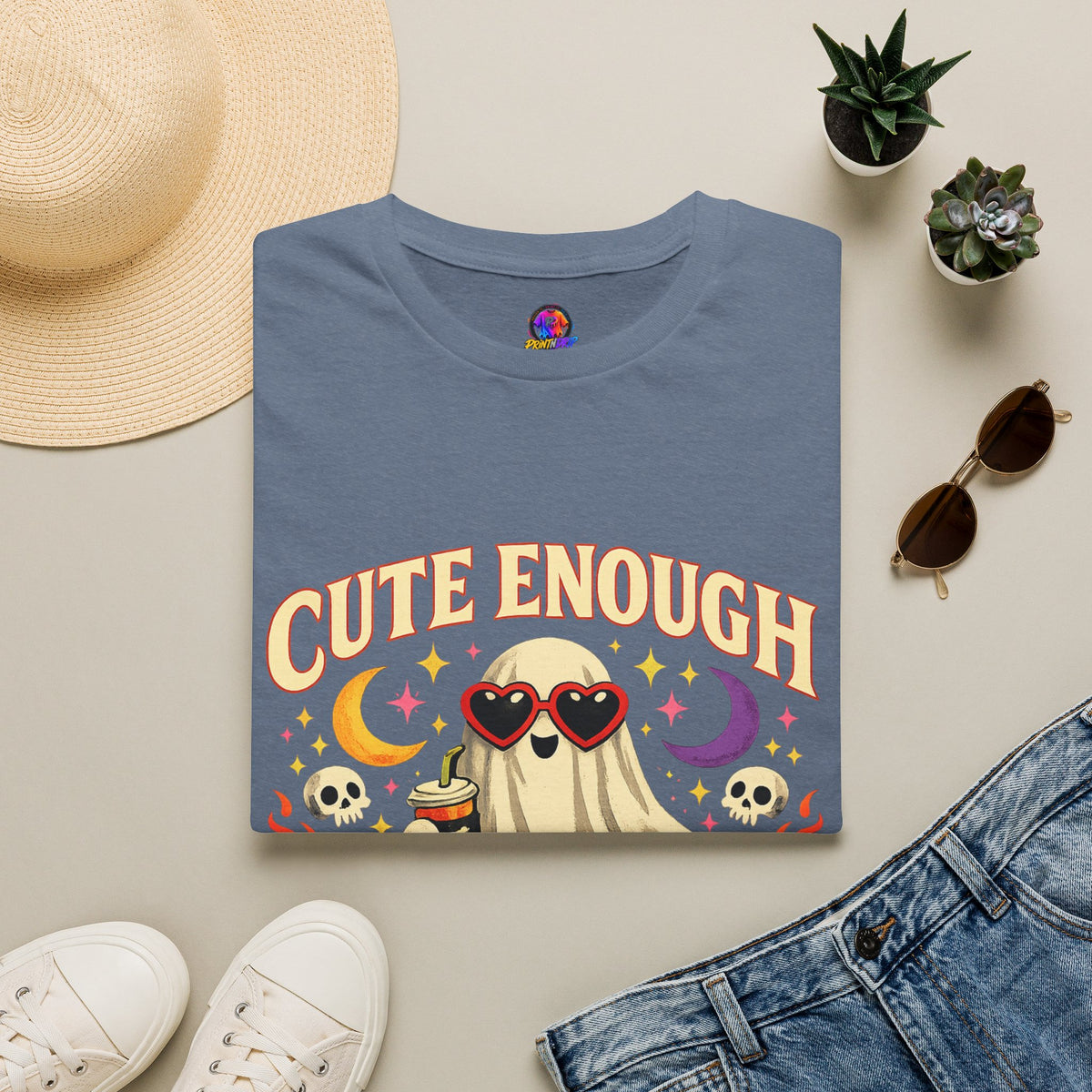 Halloween Cute Enough Unisex Softstyle T-Shirt