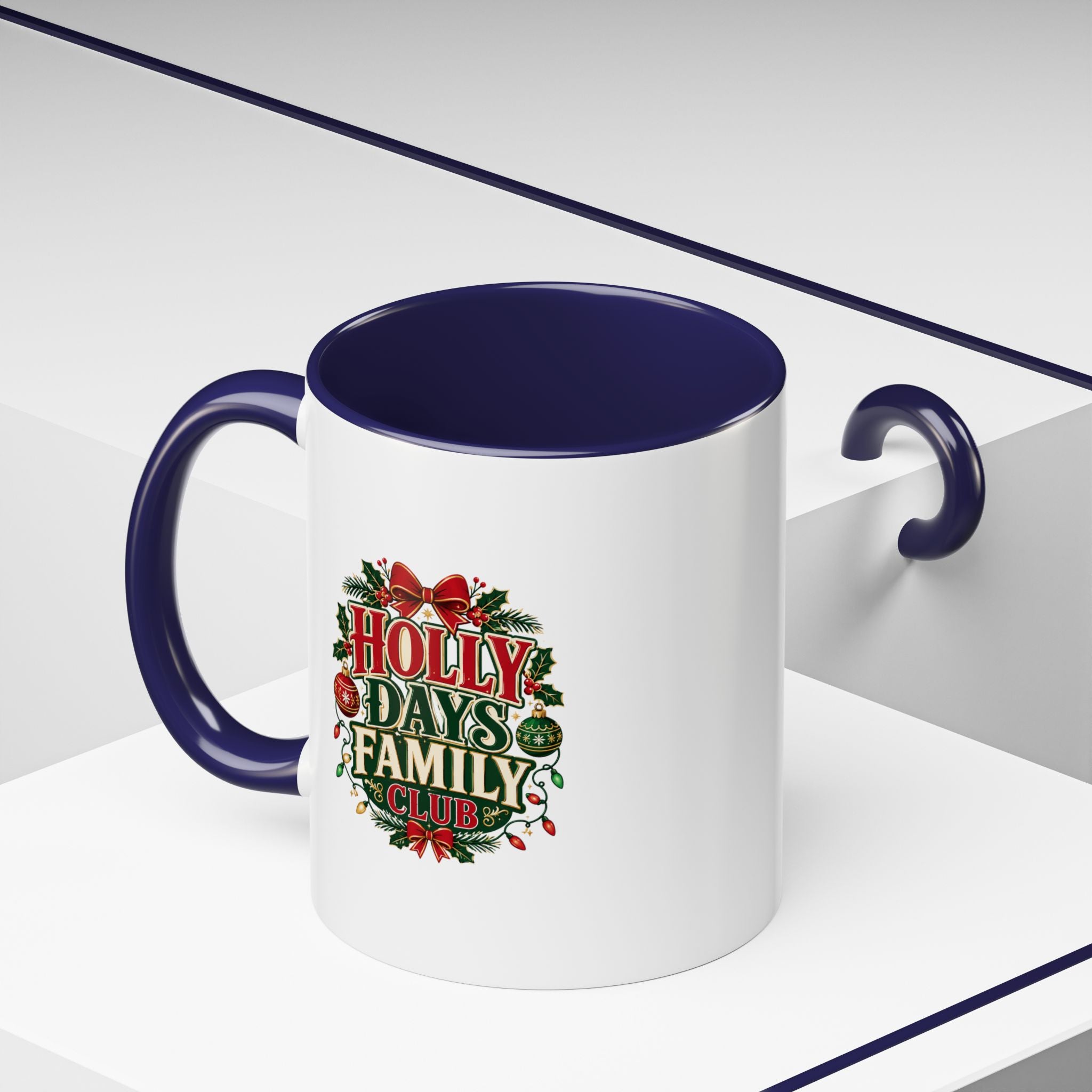 Accent Coffee Mug Holly Days Family