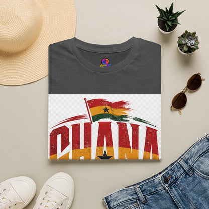 Ghana Flag Soccer T-Shirt — Retro Ghana Pride Football Tee