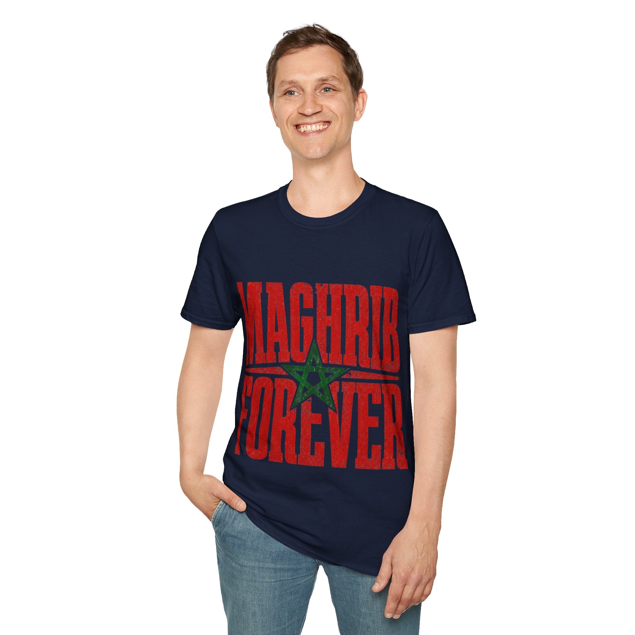 Morocco T-Shirt — Maghrib Forever Moroccan Flag Graphic Tee