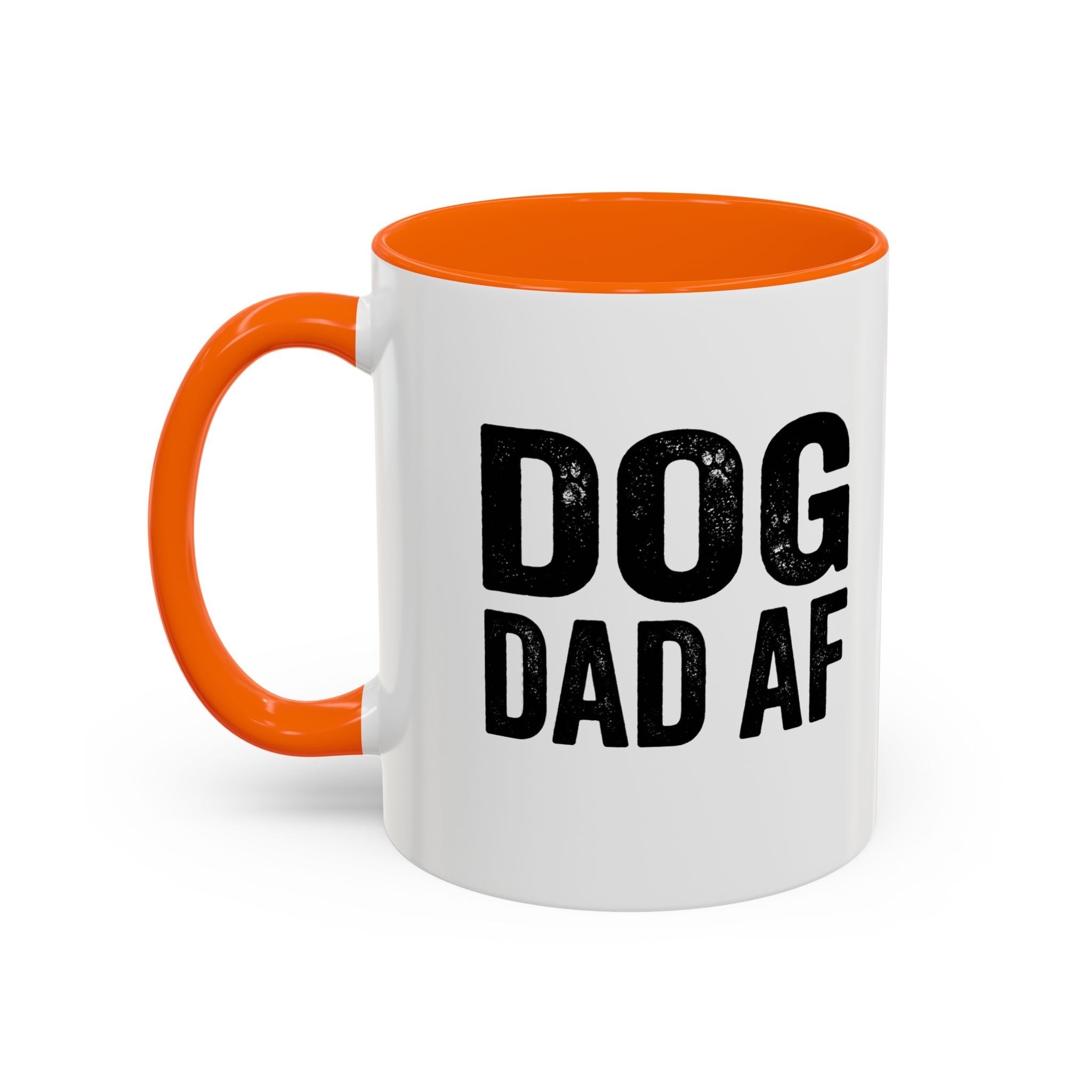 Funny Dog Dad AF Coffee Mug – Funny Black Accen Gift for Dog Lovers