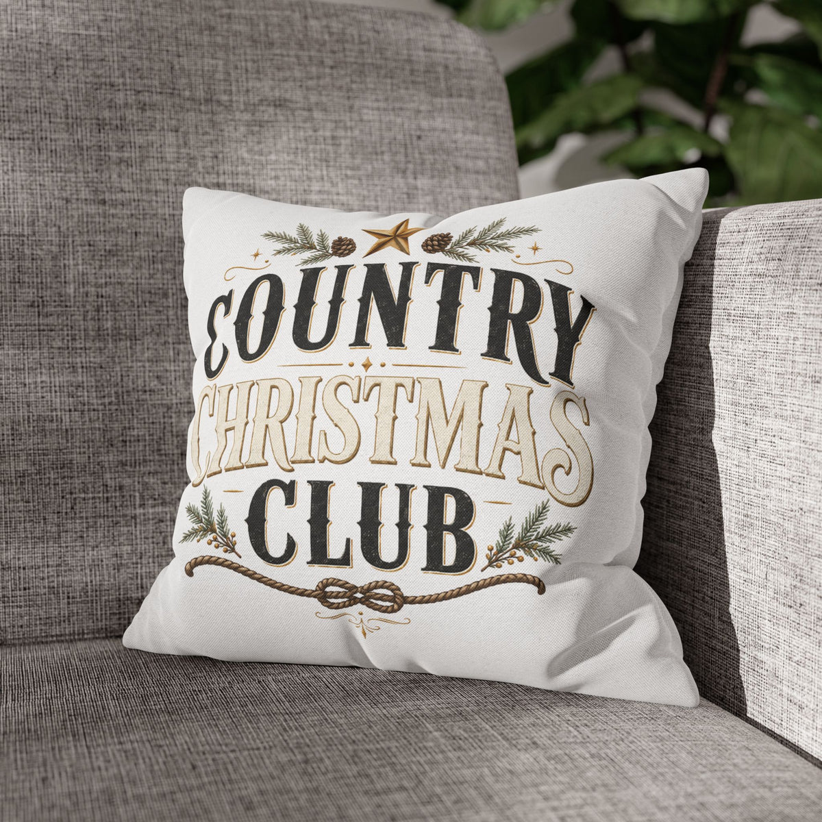 Christmas Country Christmas Club Pillowcase