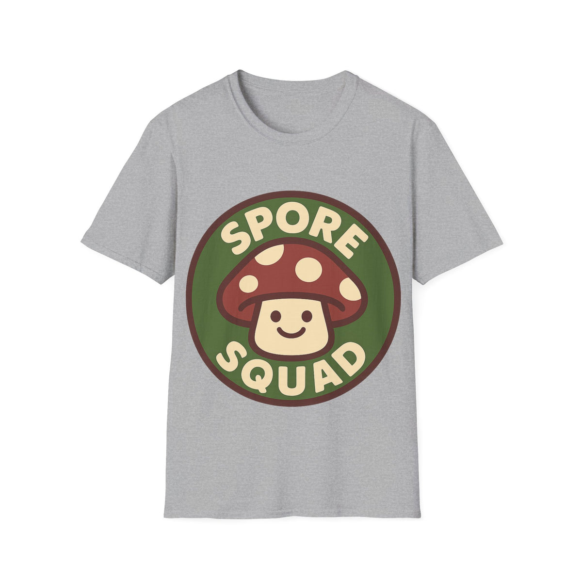 Spore Squad T-Shirt — Cute Mushroom Graphic Tee for Gamers & Fungi Fans - Trending Now - September 2026