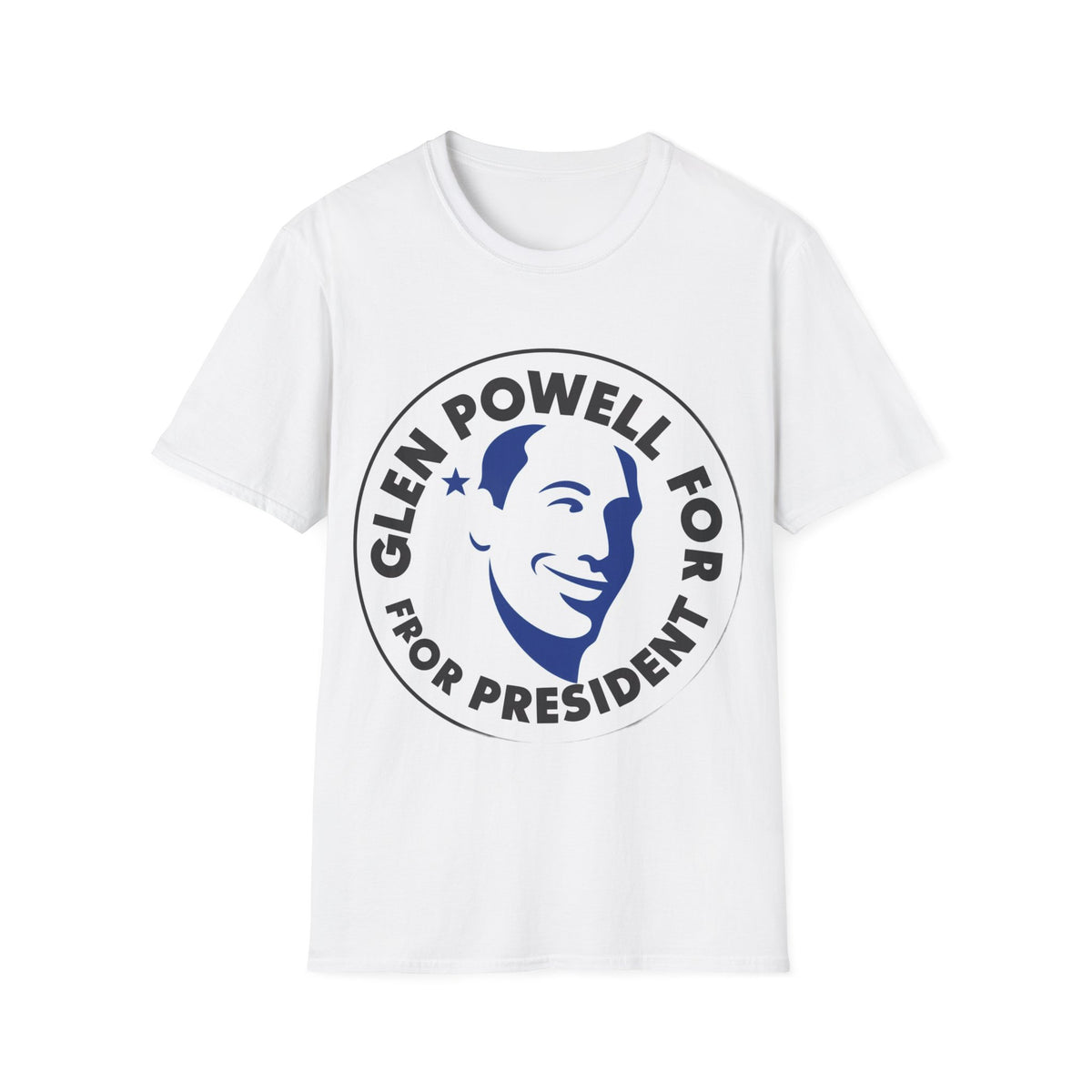 Campaign Logo T-Shirt — "Glen Powell For President" - Trending Now - August 2026