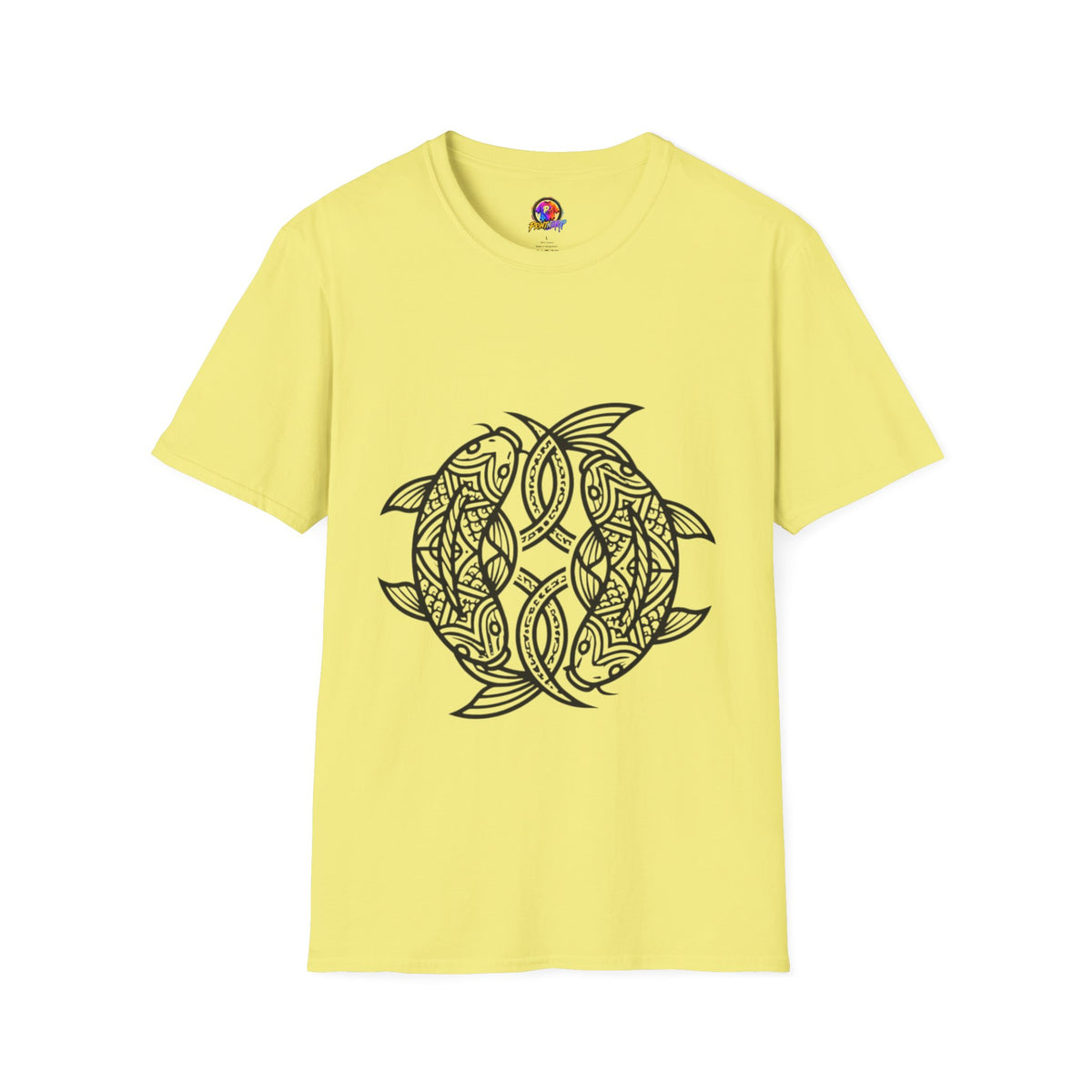 T-Shirt — Intricate Tribal Turtle Line Art Graphic Tee