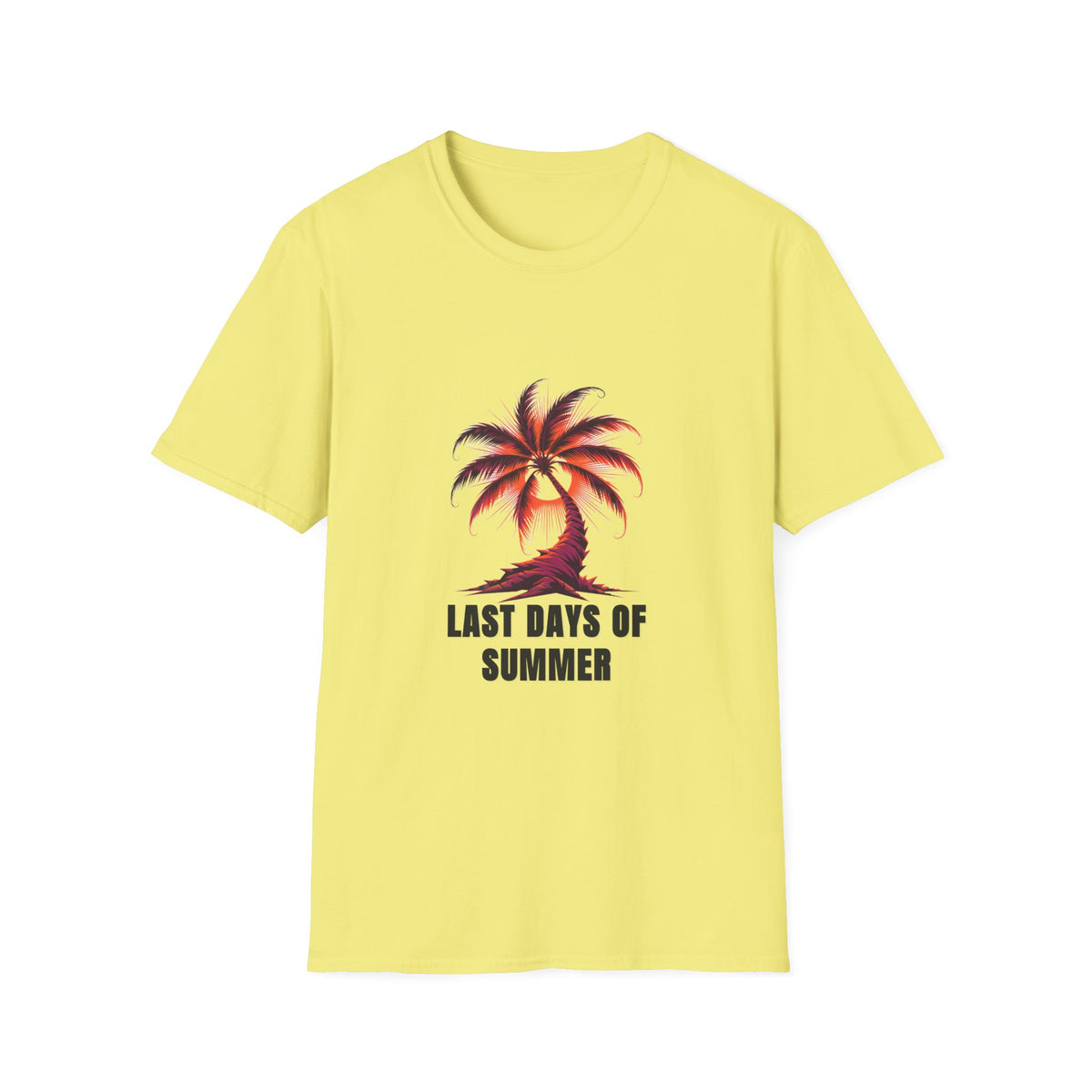 Last Days of Summer T-Shirt — Tropical Palm Beach Tee - Trending Now - August 2026