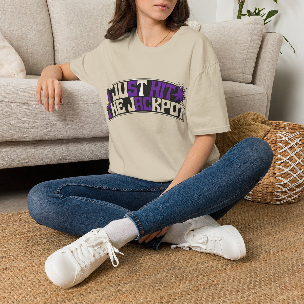 Just Hit the Jackpot T-Shirt — Retro Casino Graphic Tee - Trending Now - August 2026