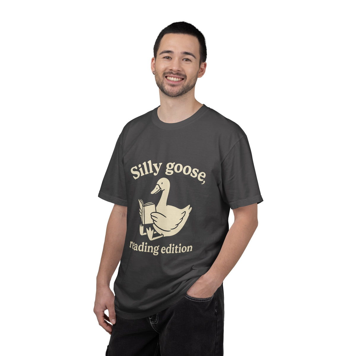 Silly Goose Reading Edition Tee - Cute Book Lover Animal Graphic T-Shirt - Trending Now - October 2026