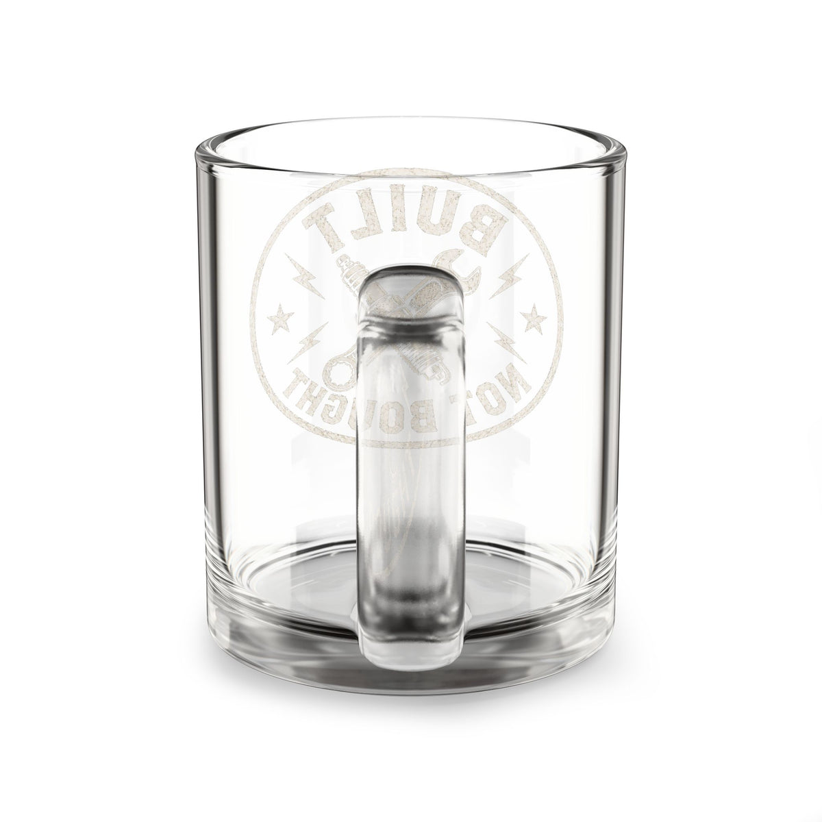 Glass Mug, 10oz Milo Bailey Dog Dad Mom Glass Mug, 10oz