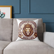 Leo Zodiac Confidence And Charisma Square Poly Canvas Pillow