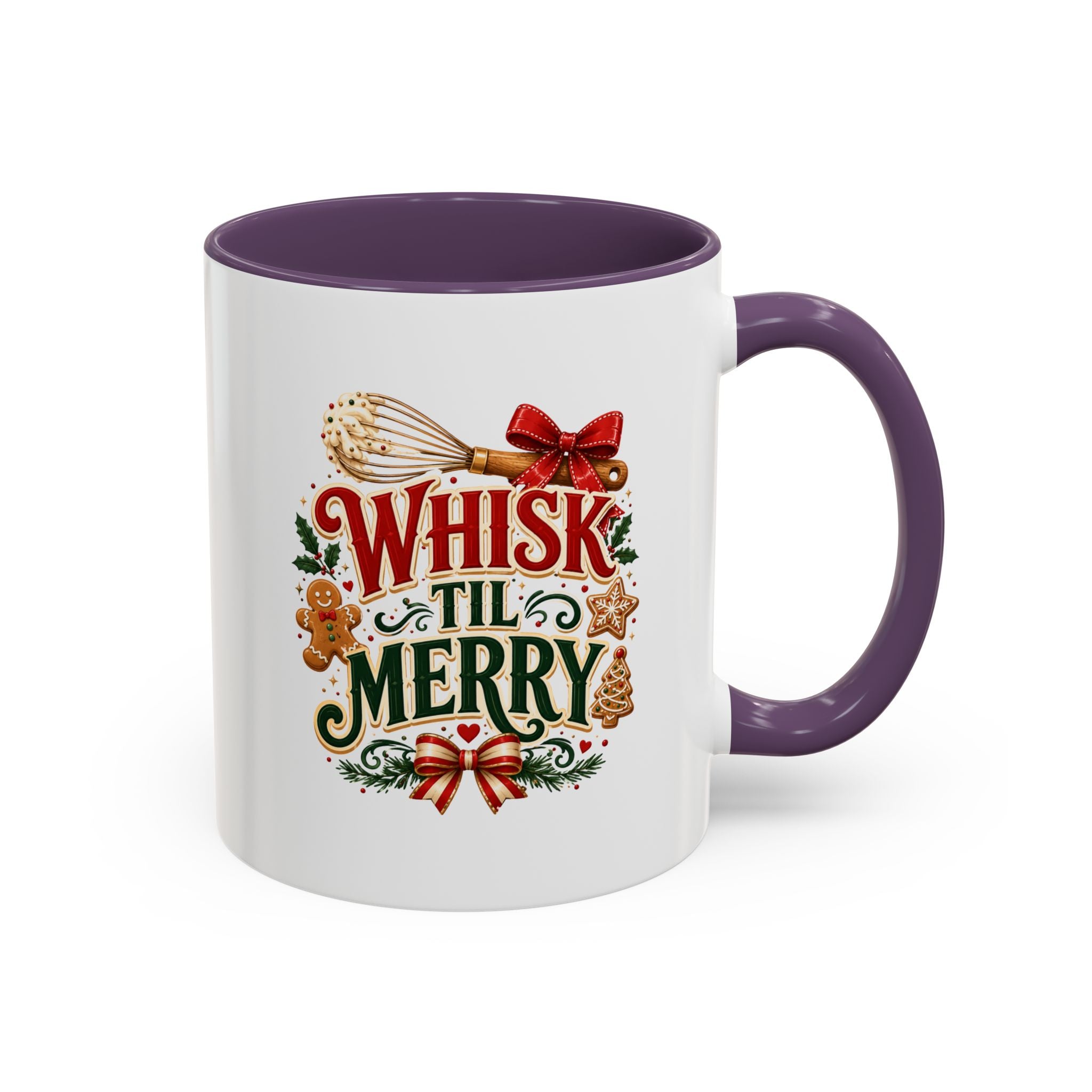Whisk 'Til Merry Coffee Mug — Holiday Baking Kitchen Mug