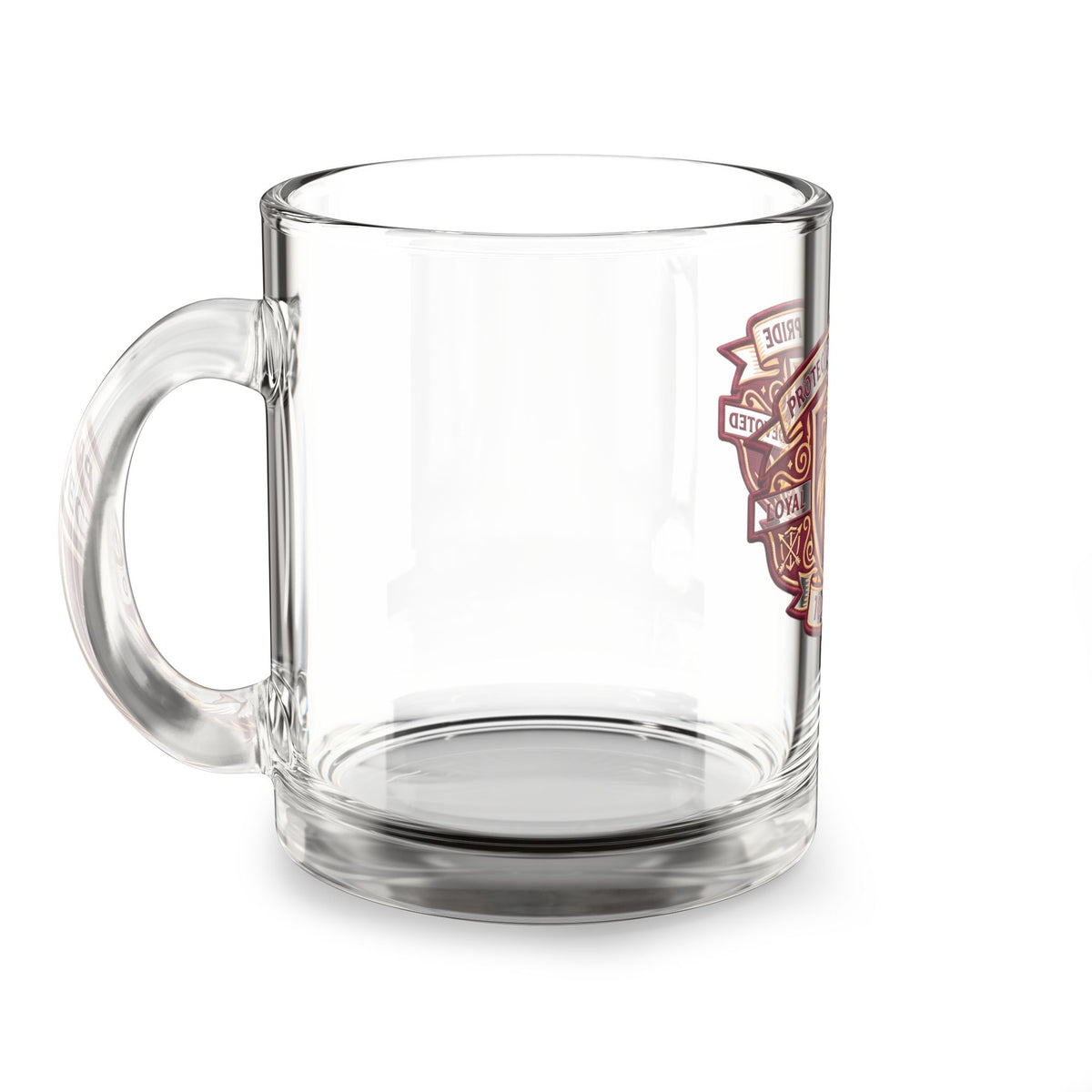 Leo Zodiac Glass Mug — 100% Leo "Protector of the Pride" Lion Design