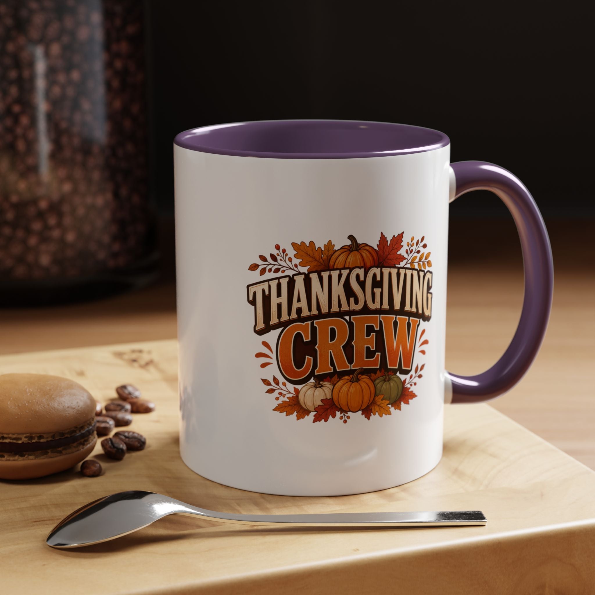 Thanksgiving  Mug — Autumn Pumpkin Accent Mug