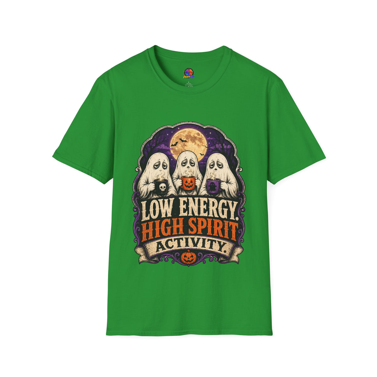 Halloween Low Energy High Spirit Unisex Softstyle T-Shirt