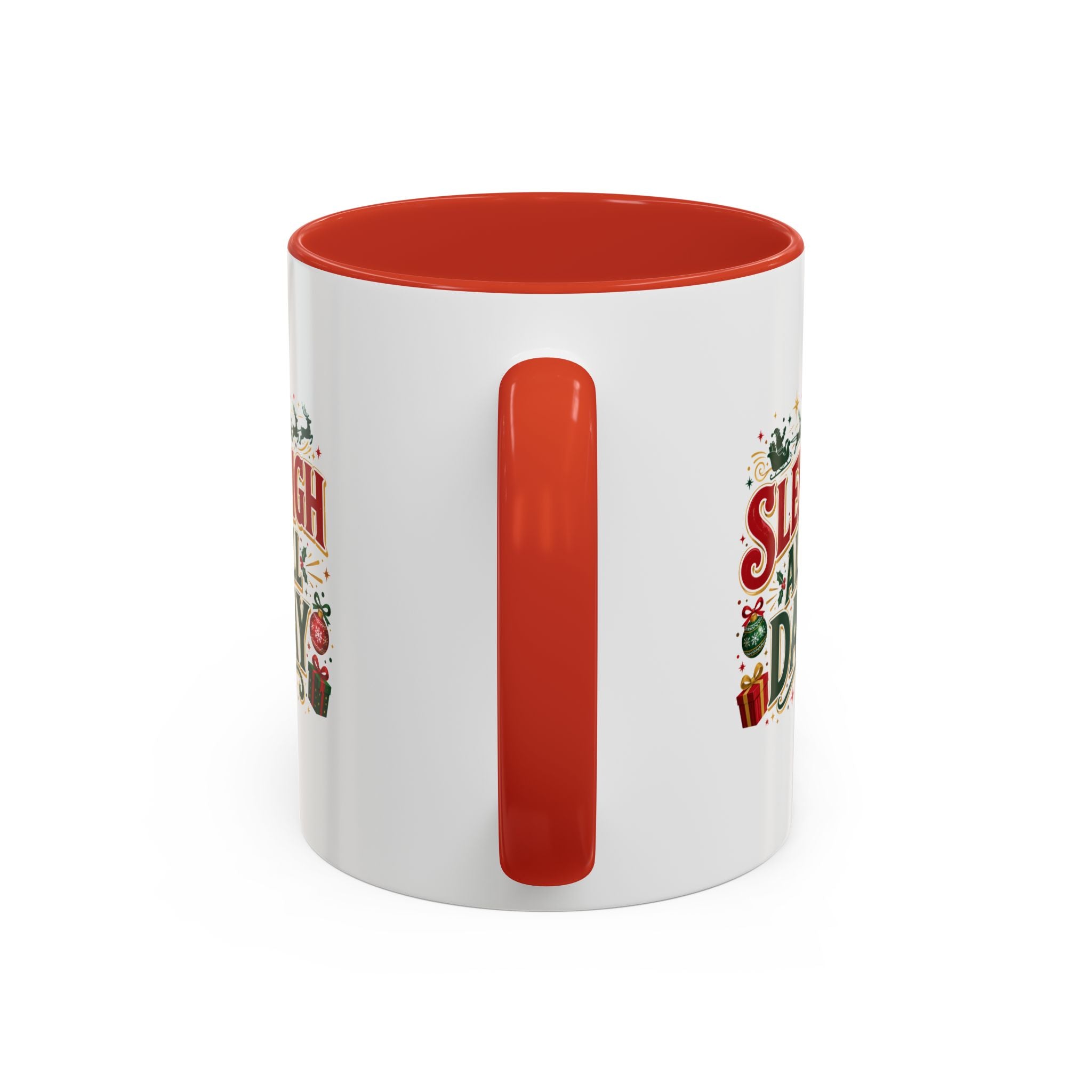 Sleigh All Day Accent Coffee Mug – Holiday Christmas Gift