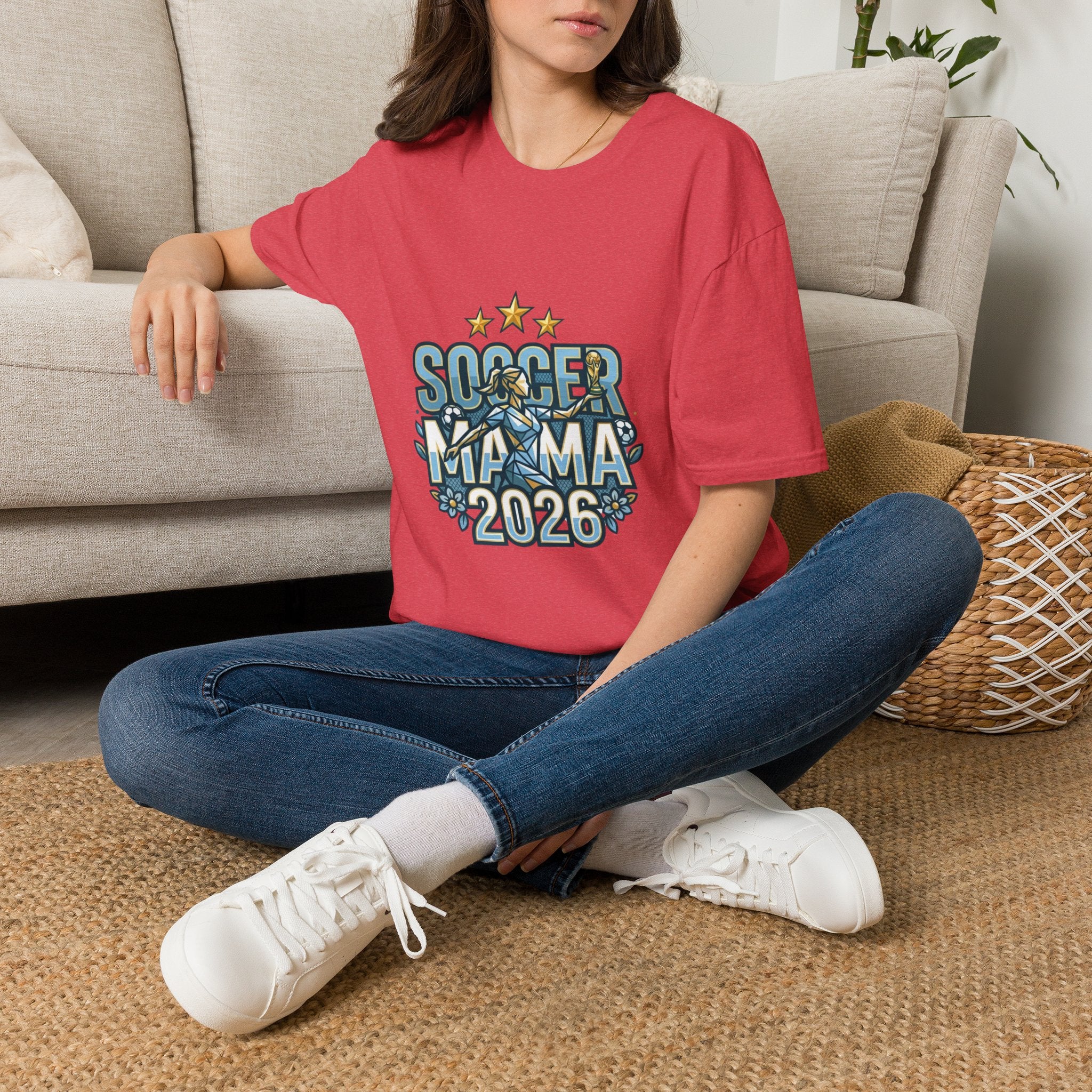 Soccer Mama 2026 T-Shirt — Women's Supporter Mom Tee
