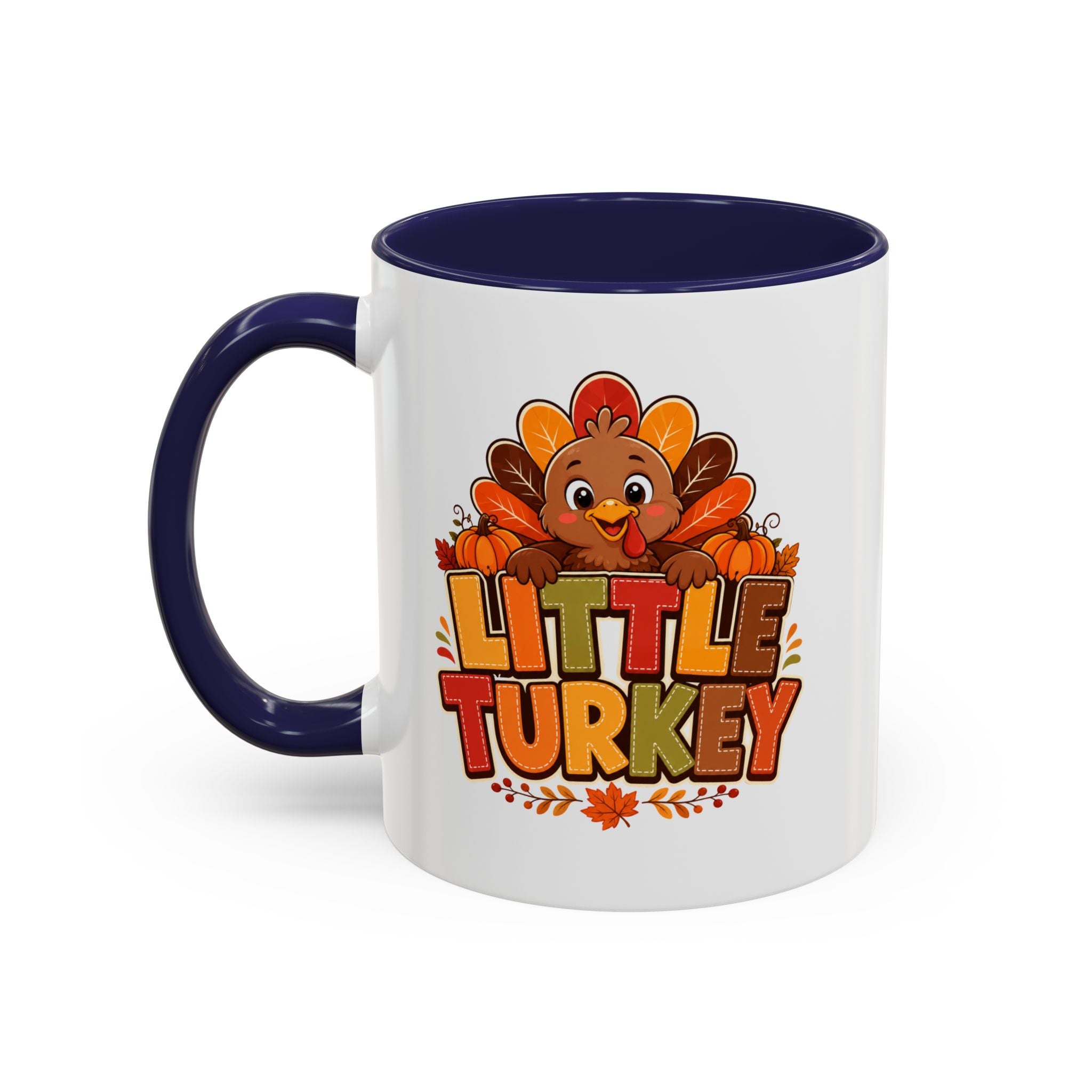 Thanksgiving Mug Little Turkey Coffee Mug — Cute Thanksgiving Kid Mug