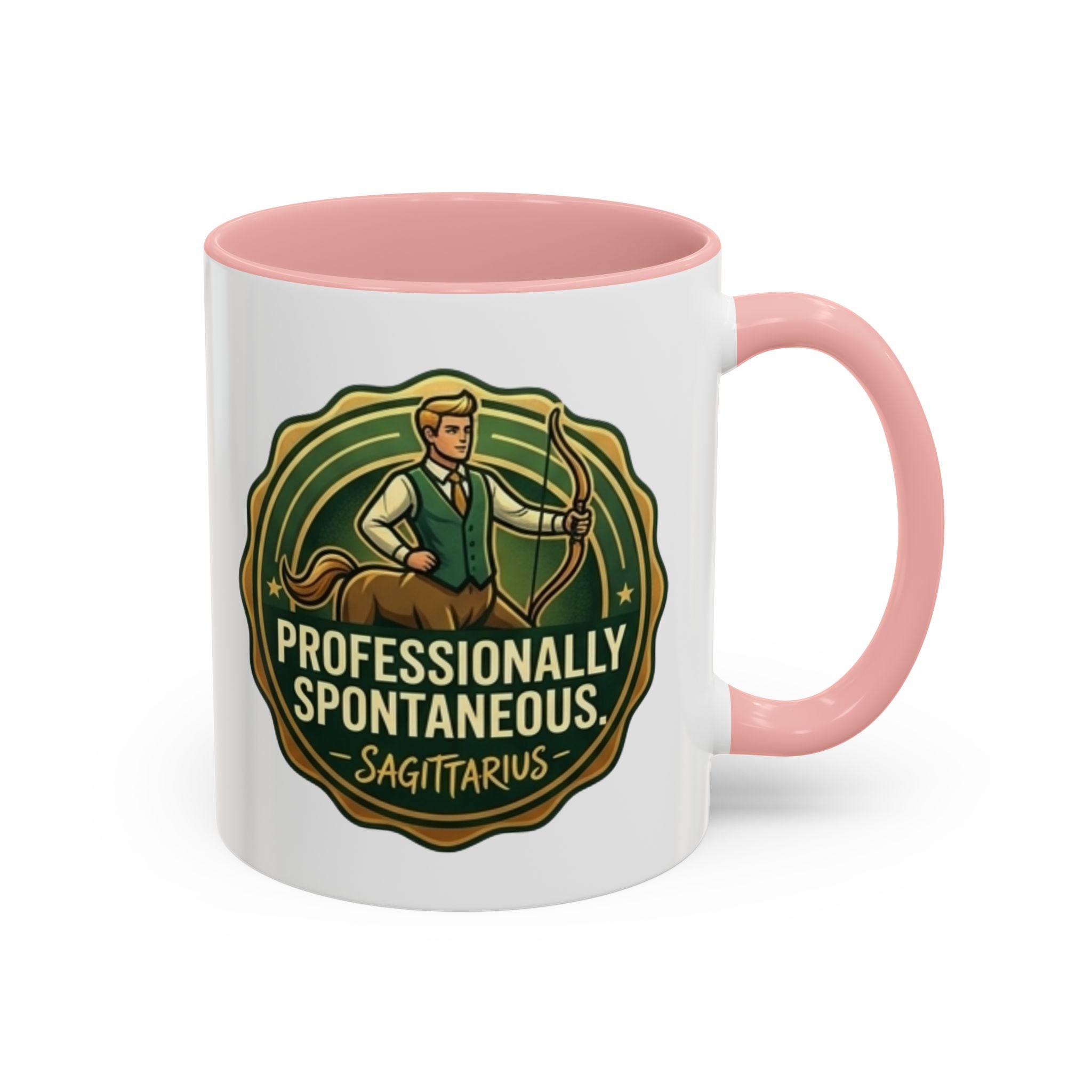 Sagittarius Coffee Mug - "Professionally Spontaneous" Zodiac Accent Mug