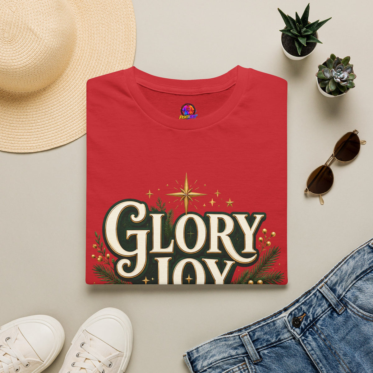 Glory Joy Peace Christmas T-Shirt