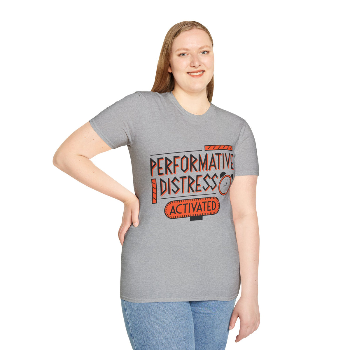 Performative Distress Activated T-Shirt - Trending Now - August 2026
