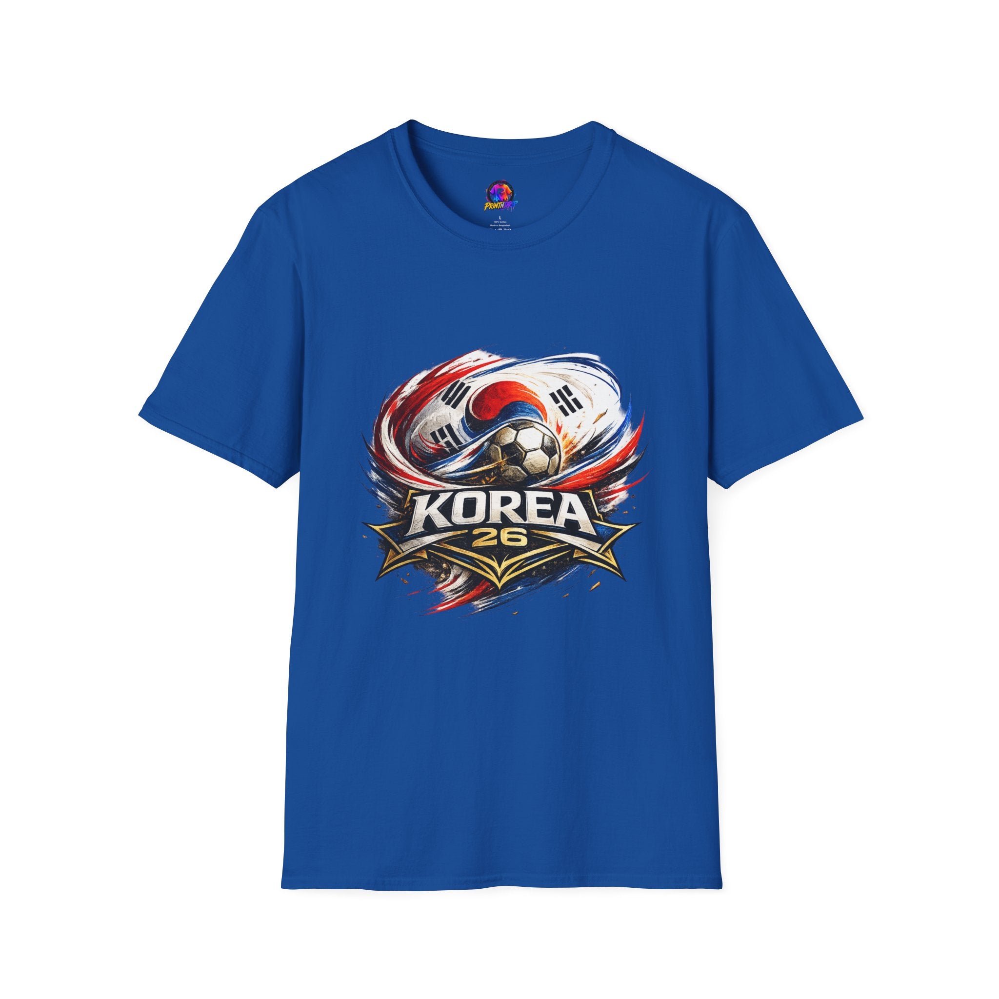 Korea Soccer T‑Shirt — Korea Football Crest Tee