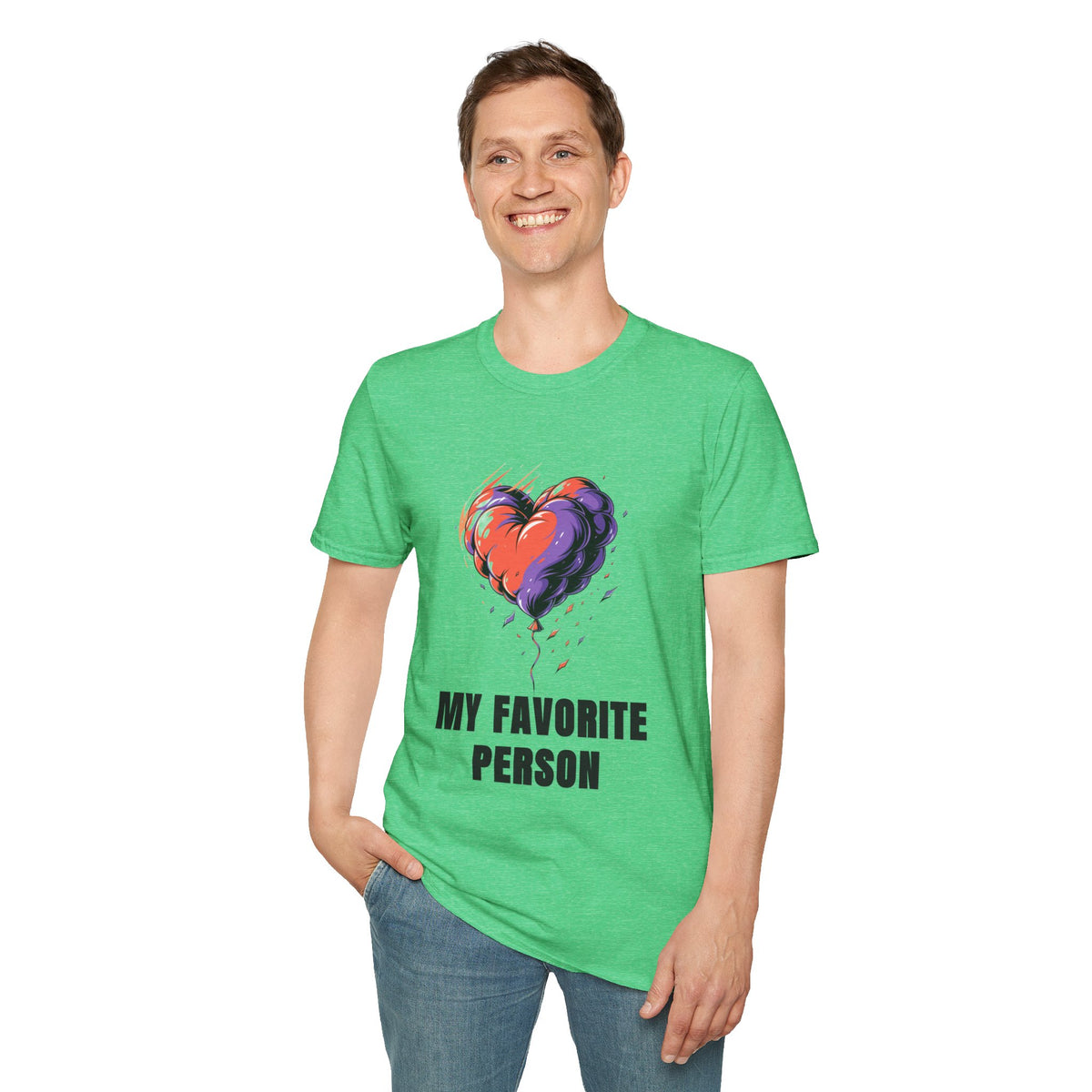 Heart Graphic T-Shirt — "My Favorite Person" Casual Tee - Trending Now - August 2026