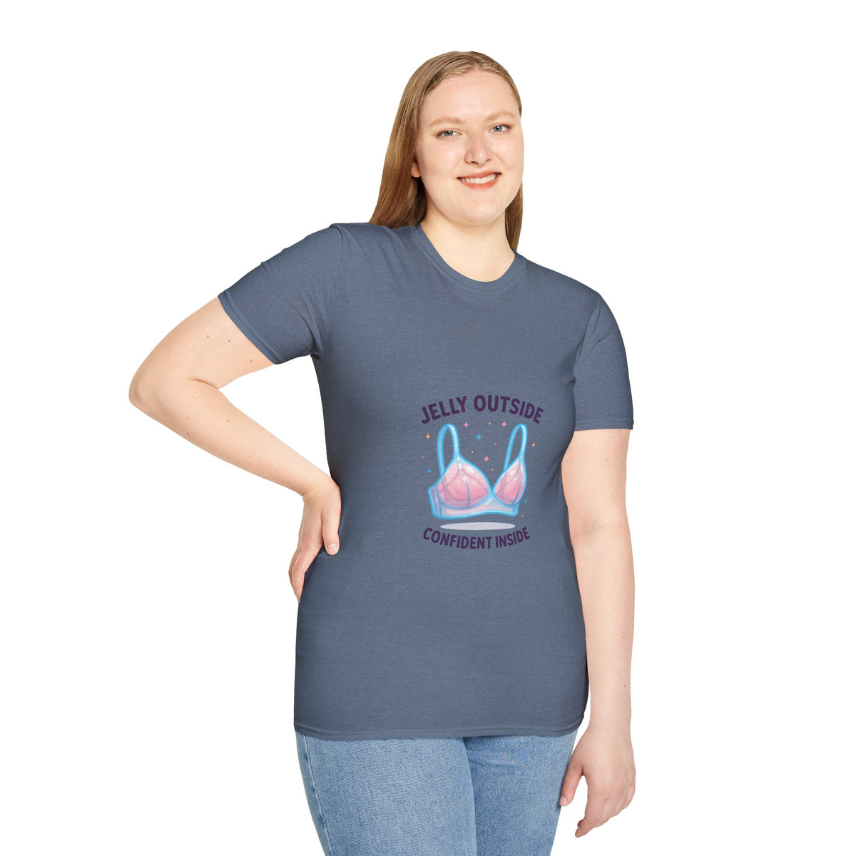 T-Shirt — "Jelly Outside, Confident Inside" Bikini Illustration- Trending Now - October 2026