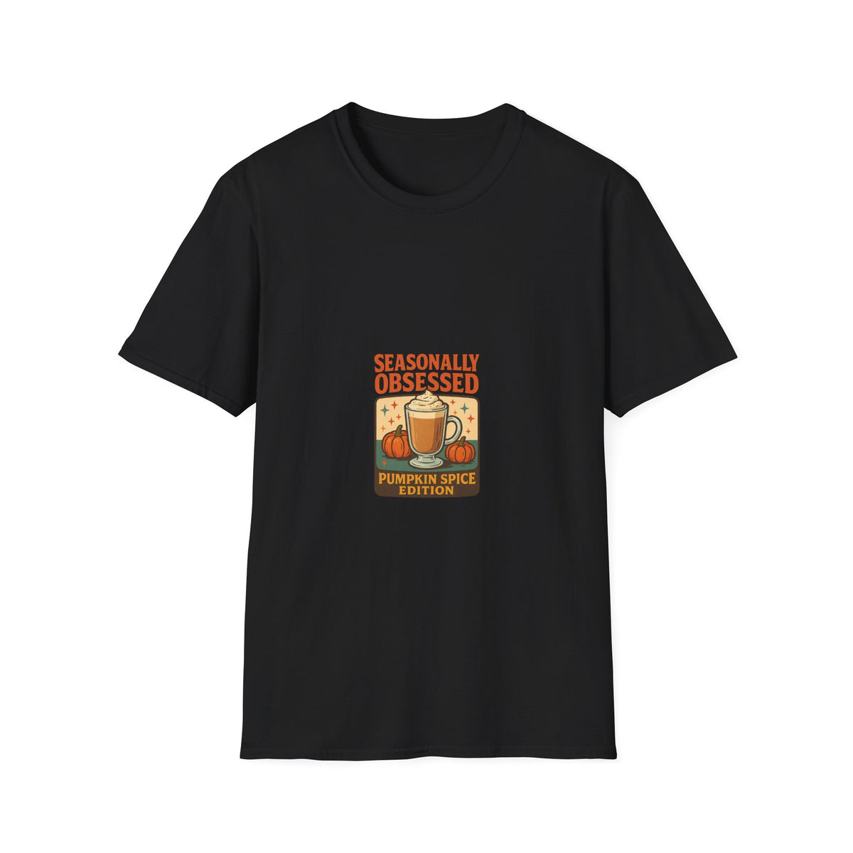 Seasonally Obsessed Pumpkin Spice T-Shirt - Trending Now - October 2026