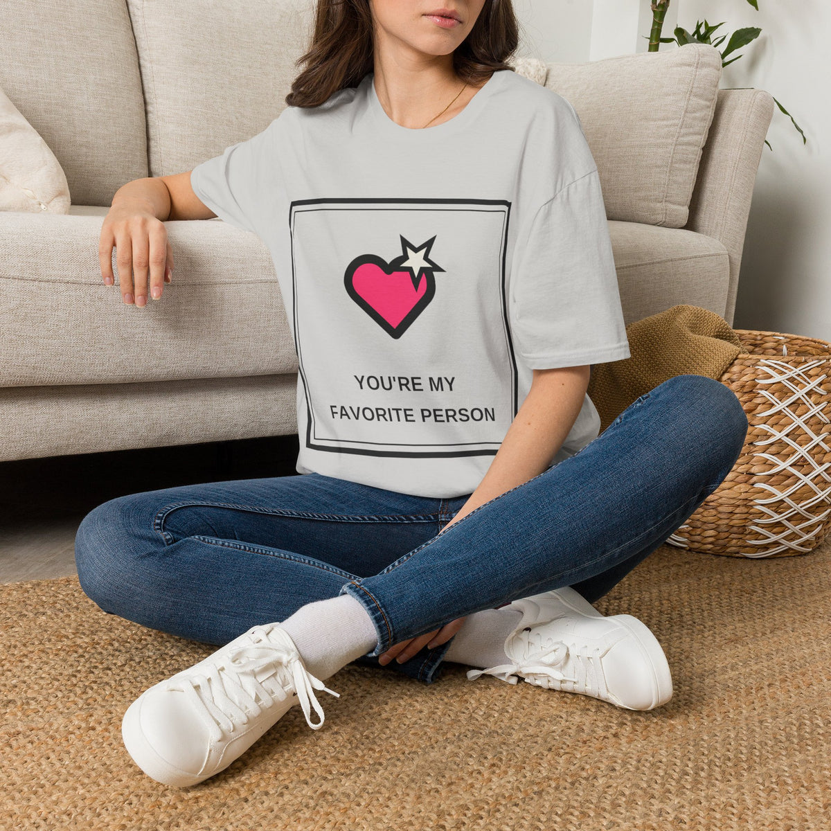 T‑Shirt — "You're My Favorite Person" Heart Graphic Tee - Trending Now - August 2026