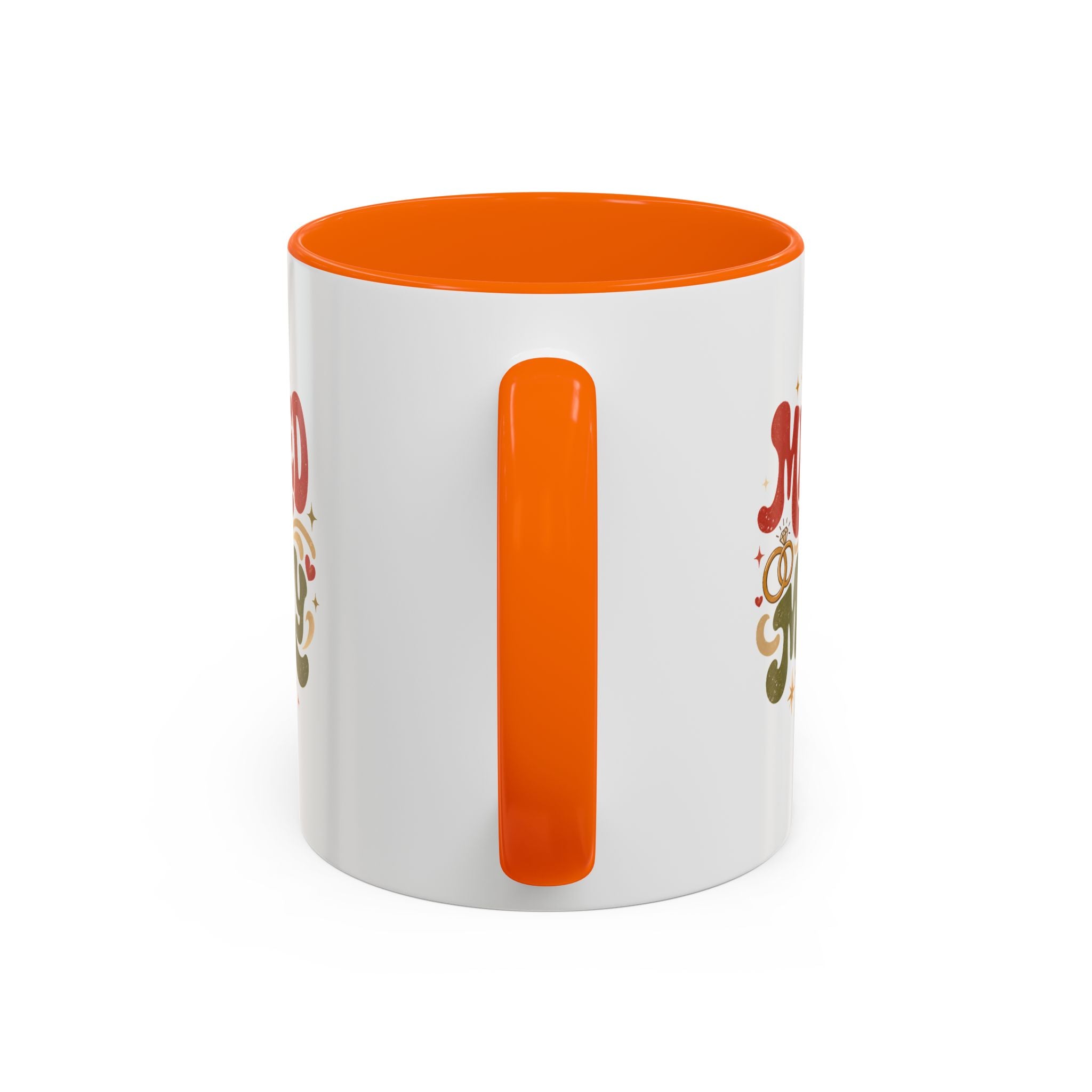 Christmas Married and Merry Christmas Coffee Mug — Holiday Accent Mug