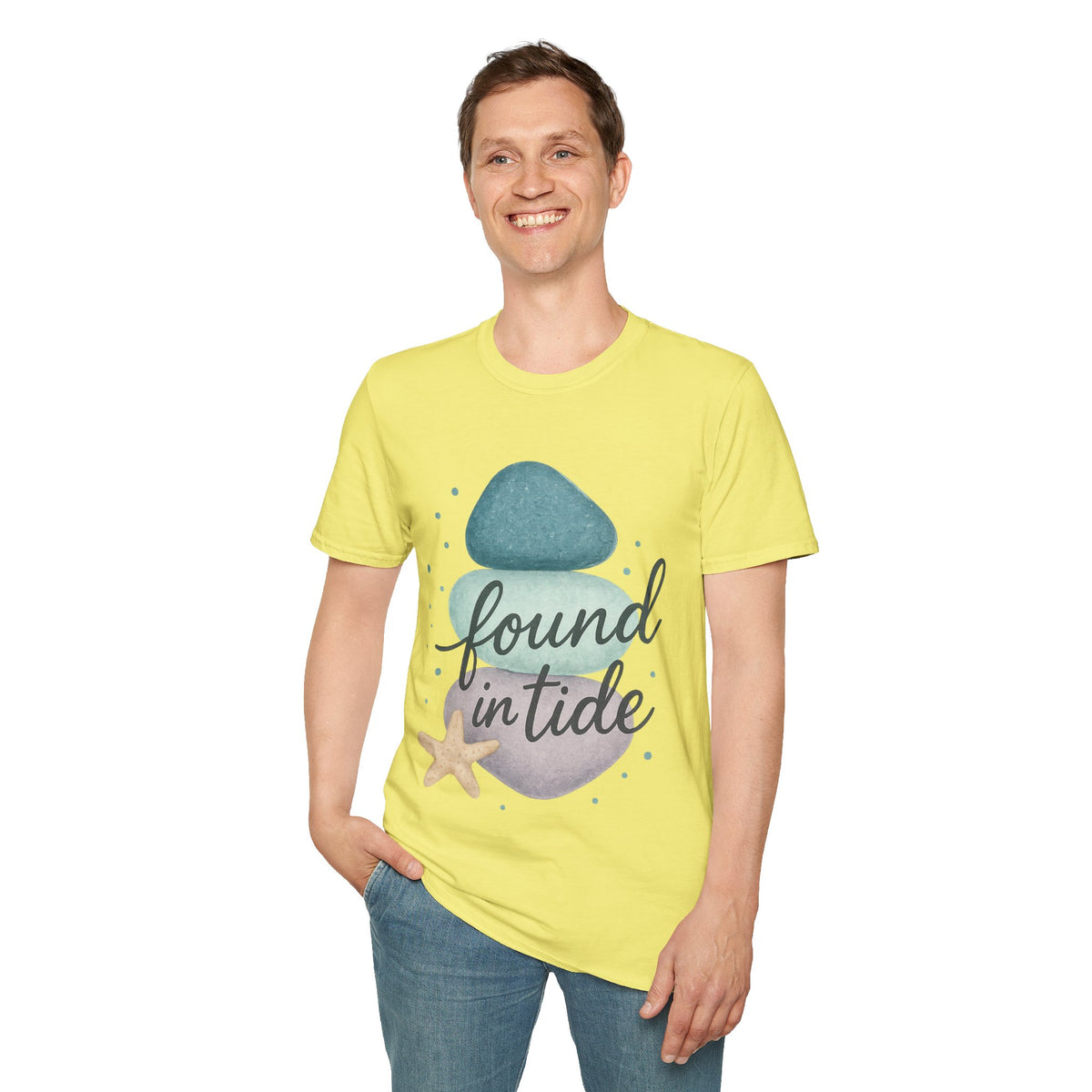 Found My Balance Beach Zen T-Shirt — Stacked Stones & Starfish Relaxation Tee - Trending Now - September 2026